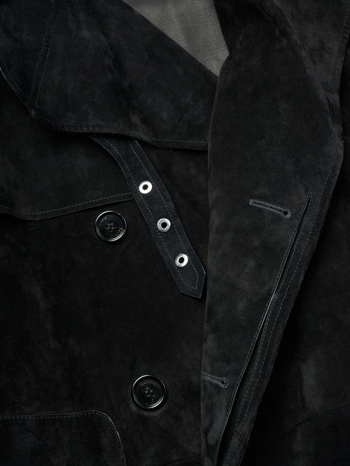 Berluti BERLUTI Paris Black Leather Suede Trench Long Coat Size US M / EU 48-50 / 2 - 6 Thumbnail