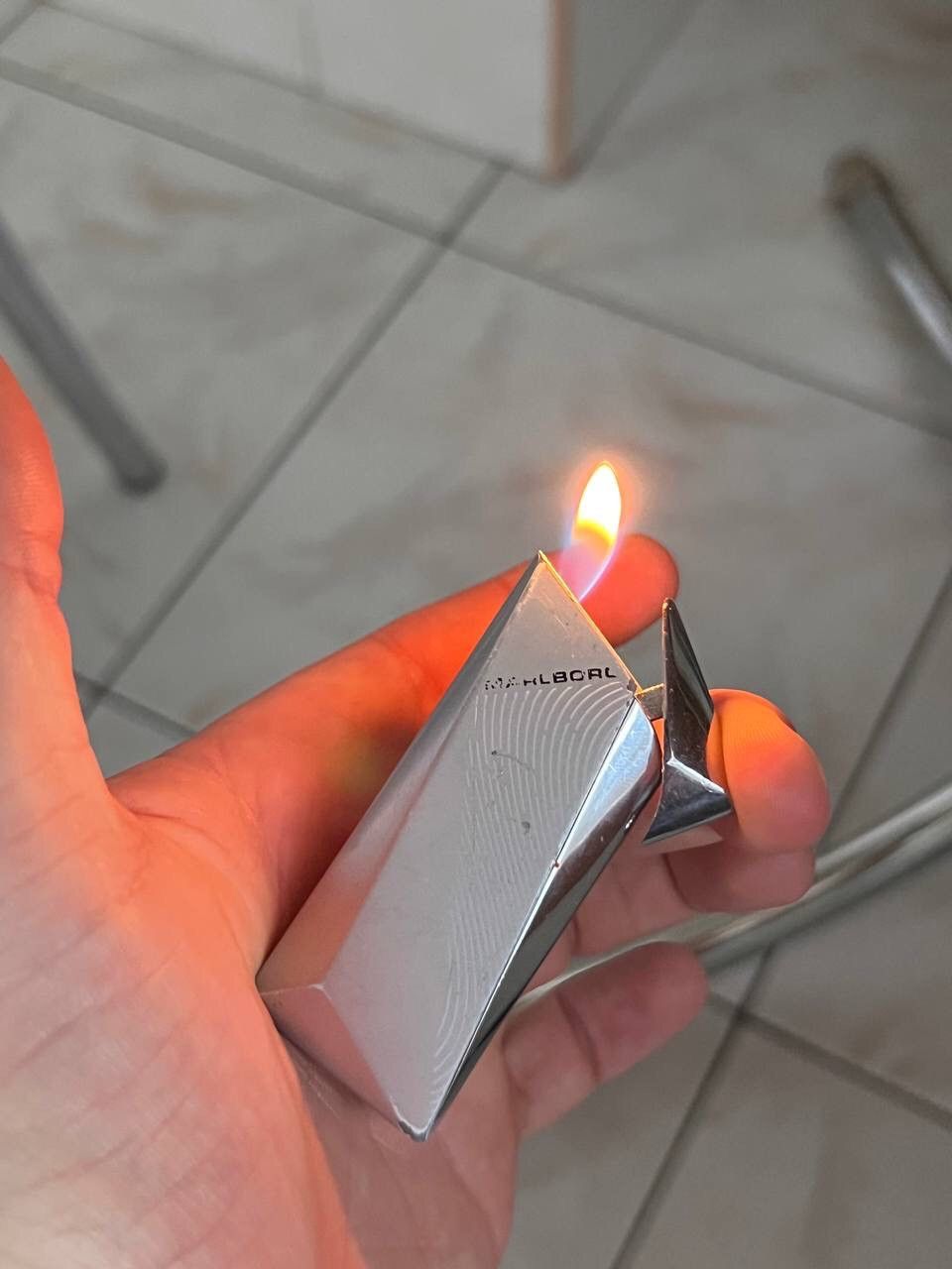 Marlboro × Vintage Y2K ELEGANCE MARLBORO GEOMETRIC METAL PUNK ROCK LIGHTER Size ONE SIZE - 8 Thumbnail