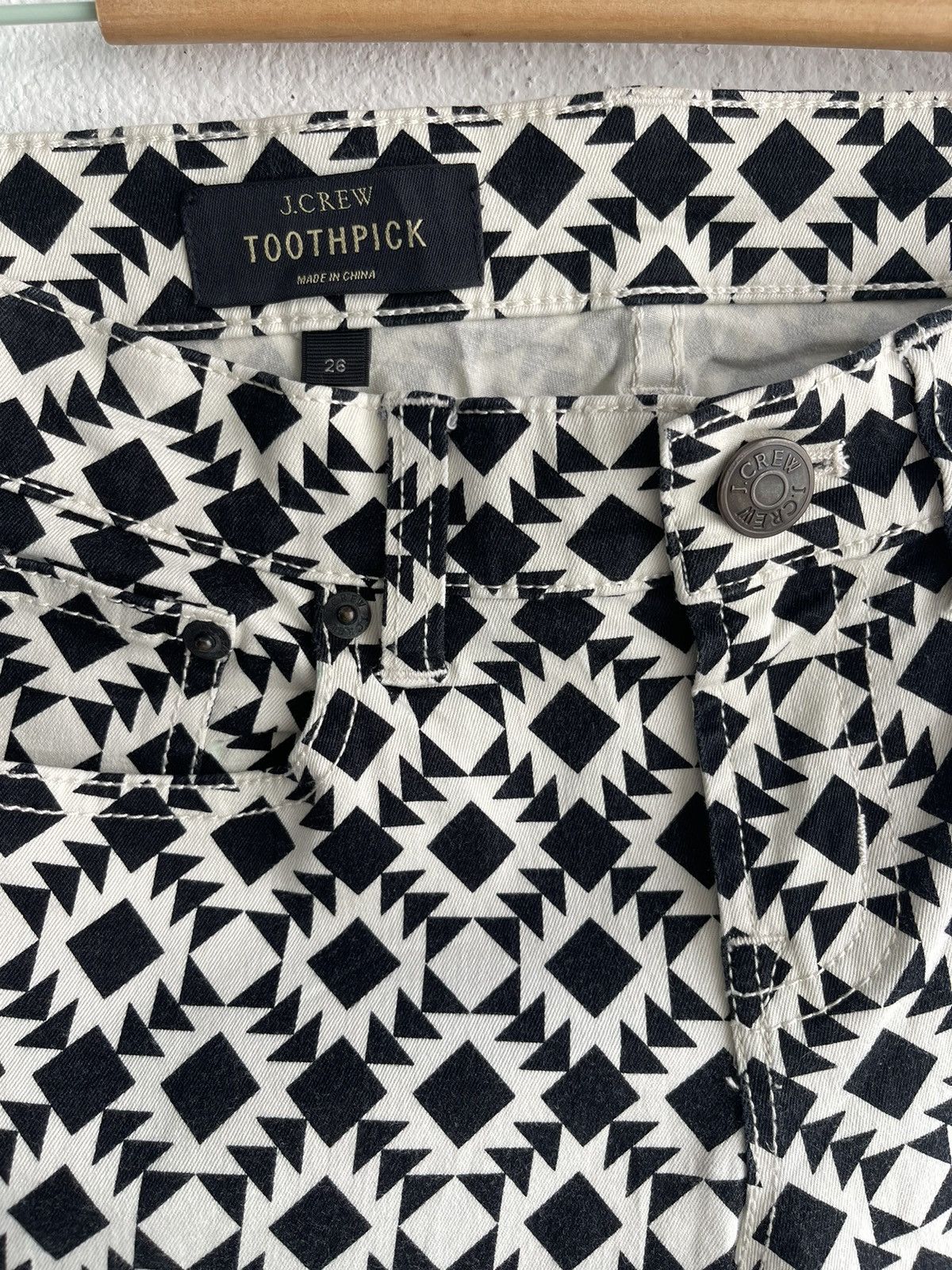 Japanese Brand Inspired “Hysteric Glamour Houndstooth Skinny Pants” Size 29" - 11 Thumbnail