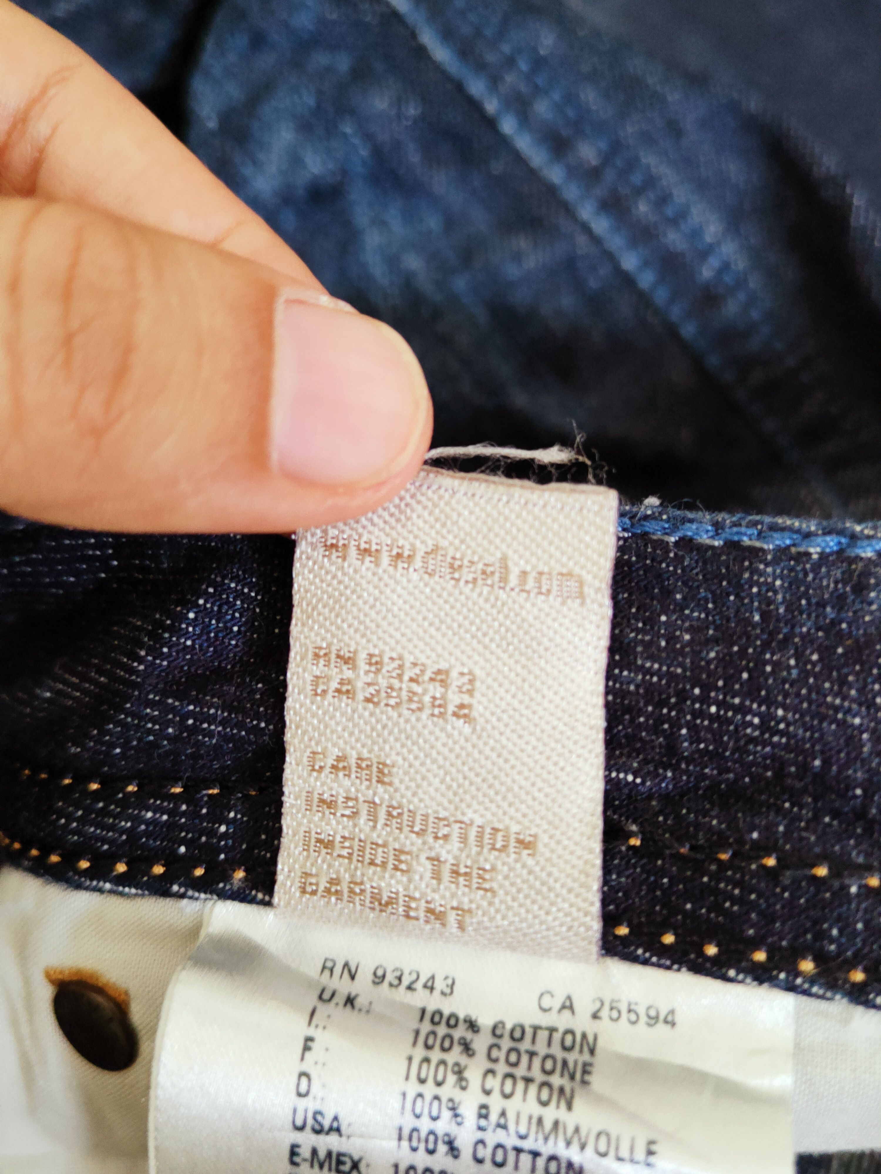 Diesel Diesel Dark Blue Distressed Ripped Jeans #S2691 Size US 31 - 17 Thumbnail