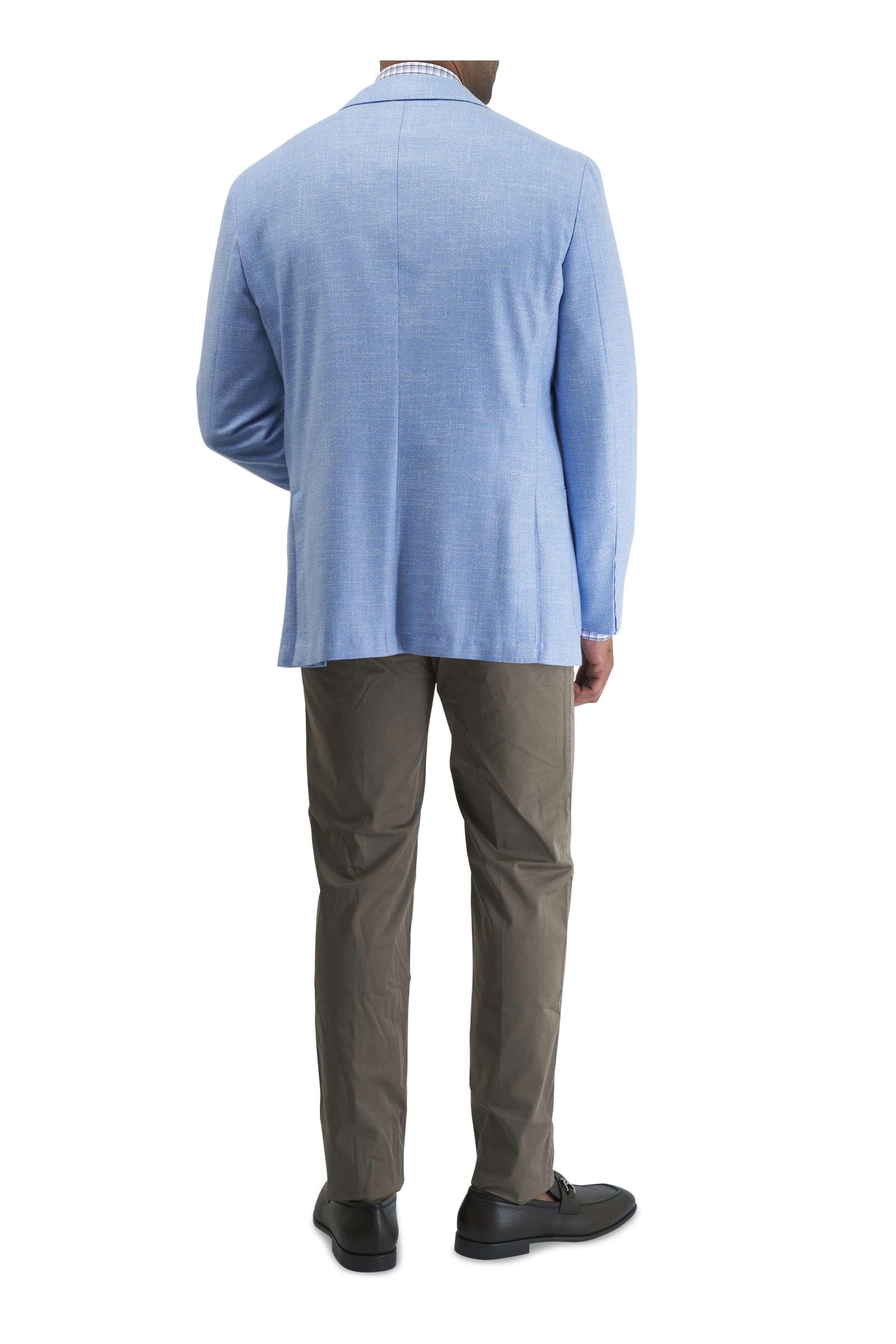 Kiton o1mtch0225 Sportcoat in Light Blue Size US L / EU 52-54 / 3 - 3 Thumbnail