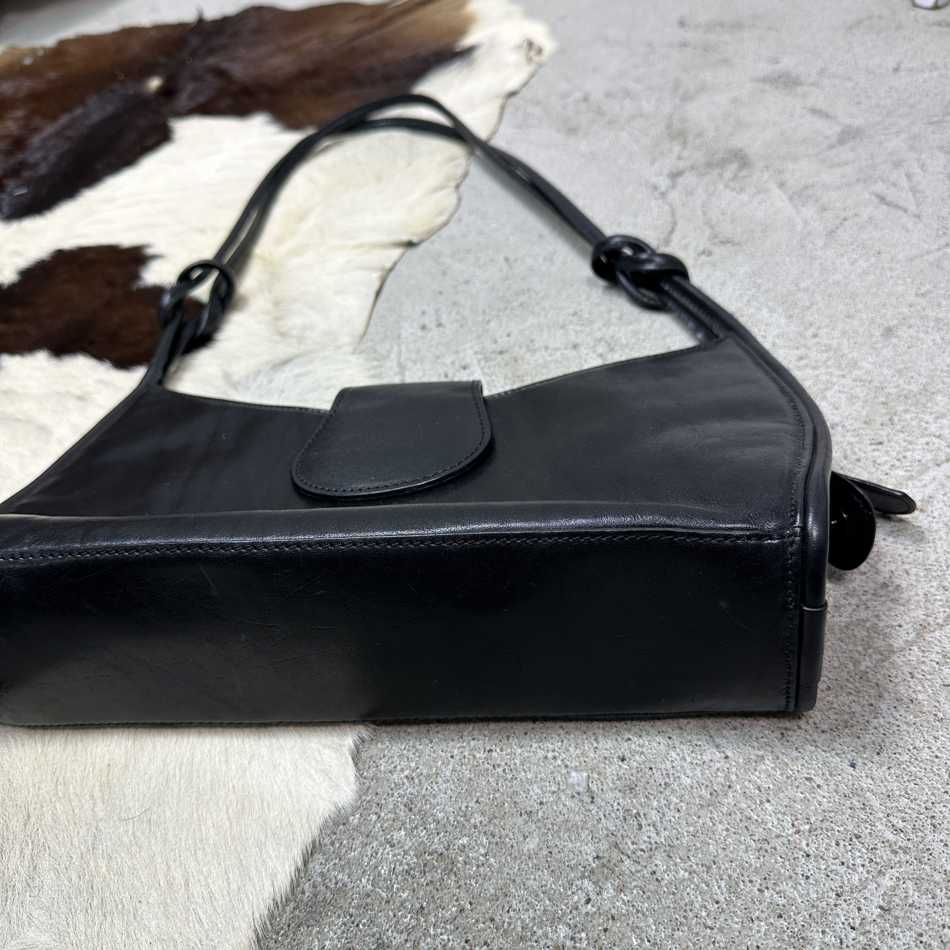 Vintage Vintage Avant Garde Grunge Leather Shoulder Bag Y2K Size ONE SIZE - 5 Thumbnail
