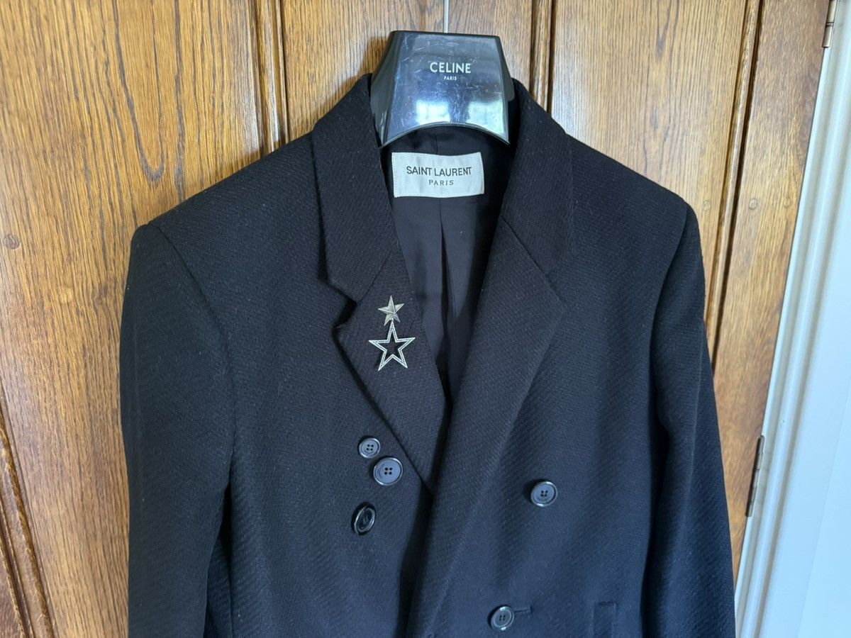 Saint Laurent Paris FW17 Saint Laurent Chesterfield black wool jacket coat Size US XS / EU 42 / 0 - 6 Thumbnail