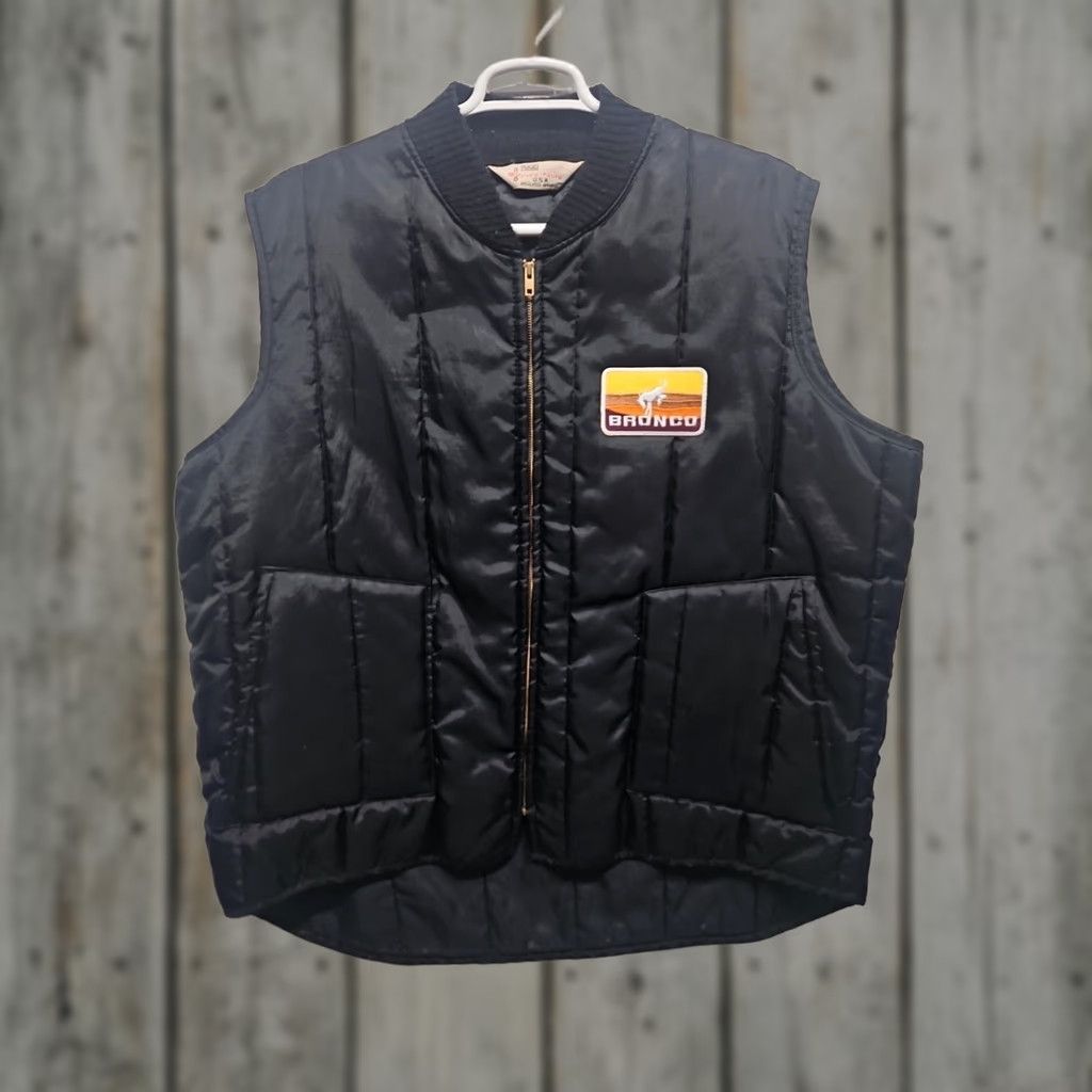 Walls VINTAGE Walls Puffer Jacket Mens 2XL Black Western Rancher F-150 Trucks Nylon Zipper Vest Size US XXL / EU 58 / 5 - 1 Thumbnail