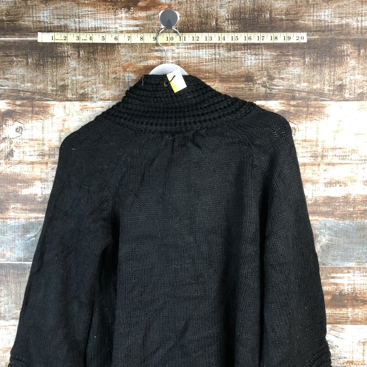 Homespun Knitwear × Japanese Brand Japanese Brand Black Cardigan Knitwear #A2207 Size S / US 4 / IT 40 - 12 Thumbnail