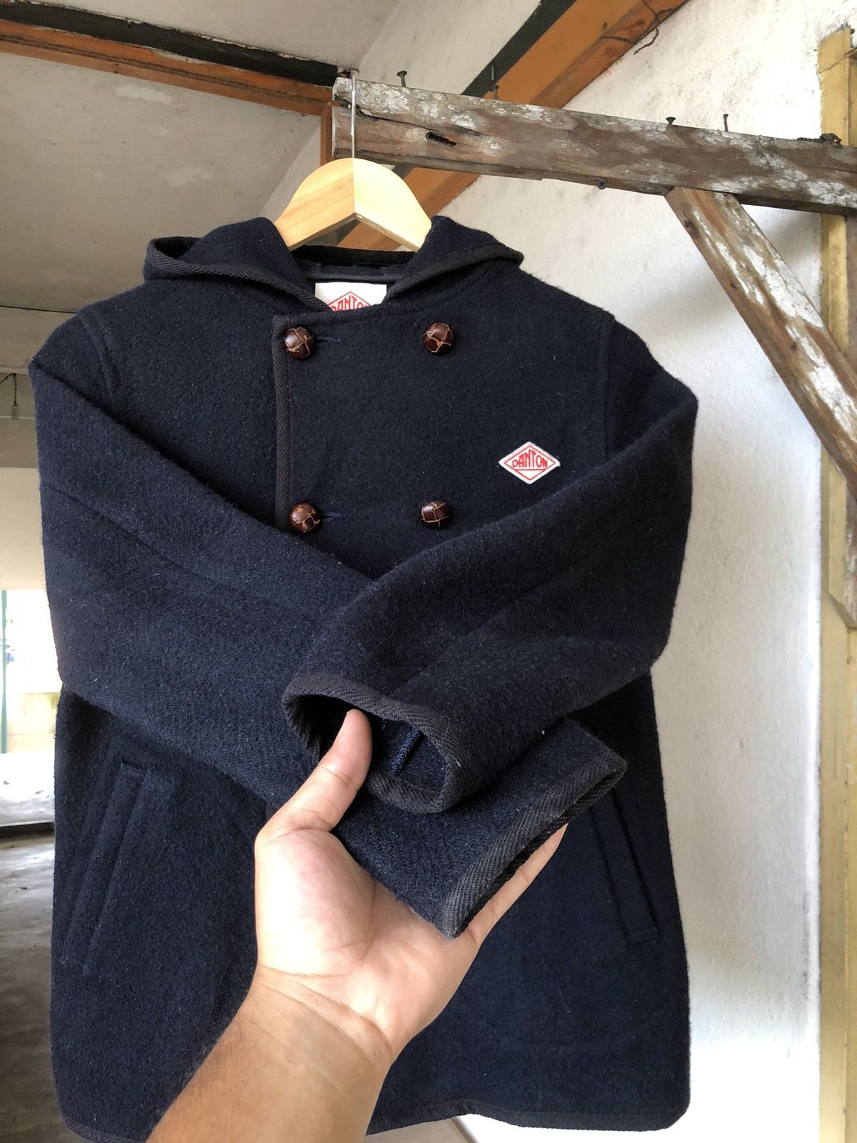 Danton Vintage Danton Wool Jacket Wt Hoodie Size XXS / US 00 / IT 34 - 8 Thumbnail
