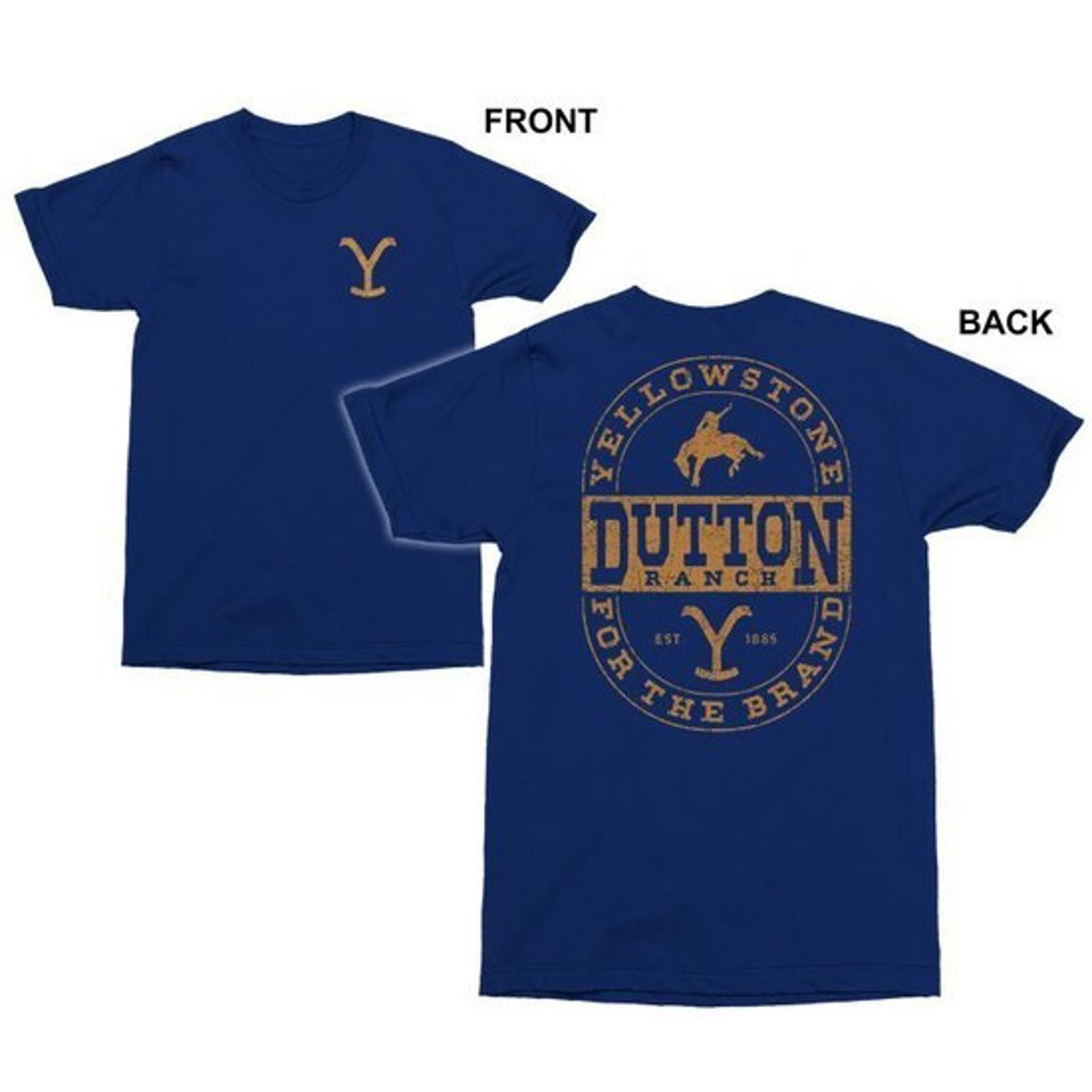 HOLLYWOOD RANCH MARKET Yellowstone Navy Dutyon Ranch T-shirt Size XL Size US XL / EU 56 / 4 - 3 Thumbnail