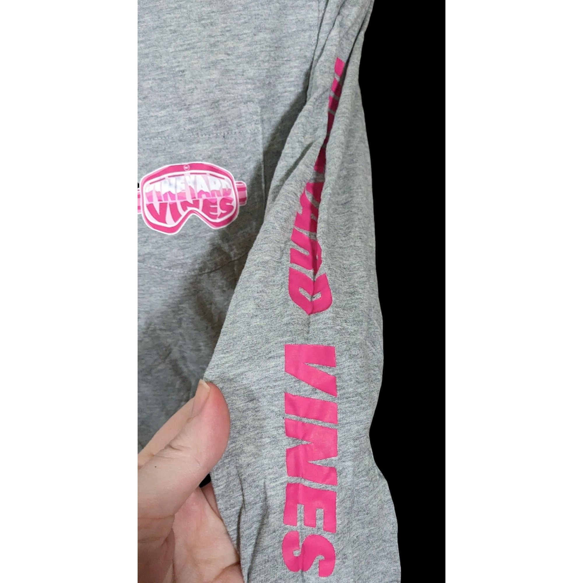 Vineyard Vines Preppy Vineyard Vines Grey And Pink Long Sleeve Shirt Size S / US 4 / IT 40 - 4 Thumbnail
