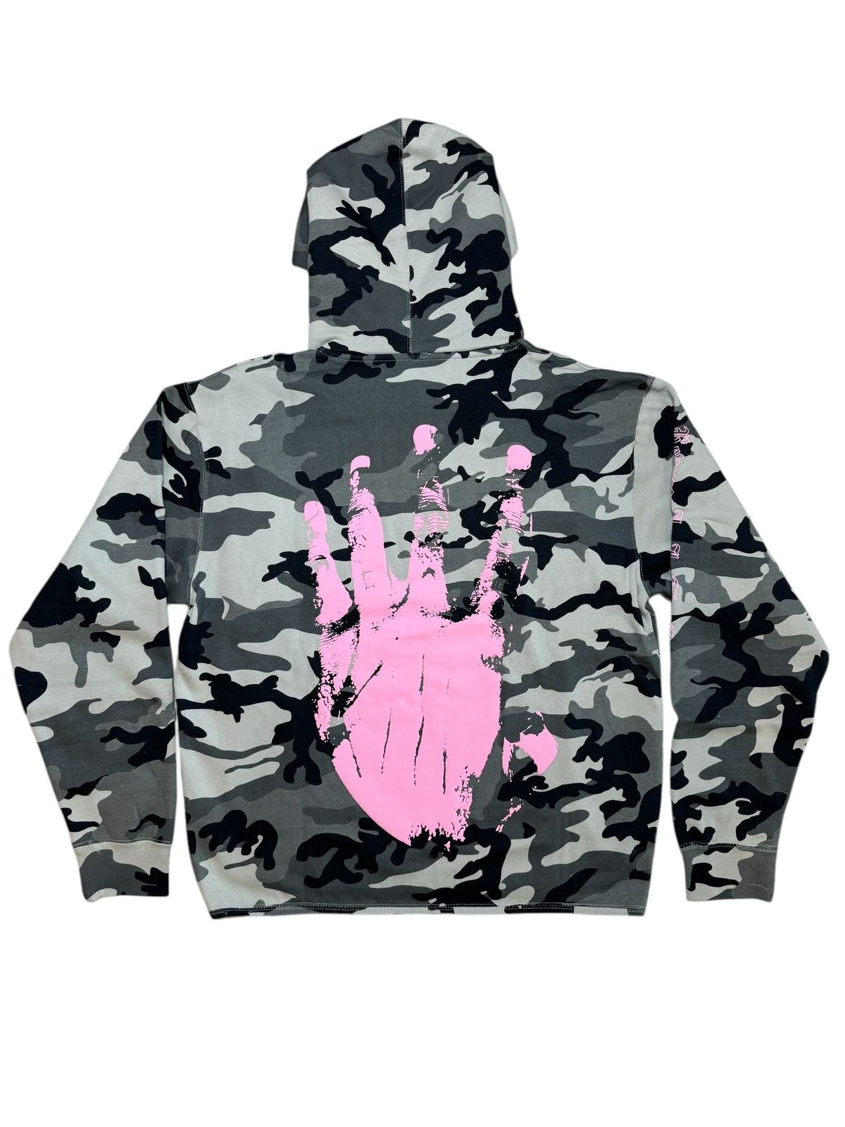 Revenge Revenge X Kill Cropped Hoodie Snow Camo/Pink SIZE MEDIUM Size US M / EU 48-50 / 2 - 2 Thumbnail