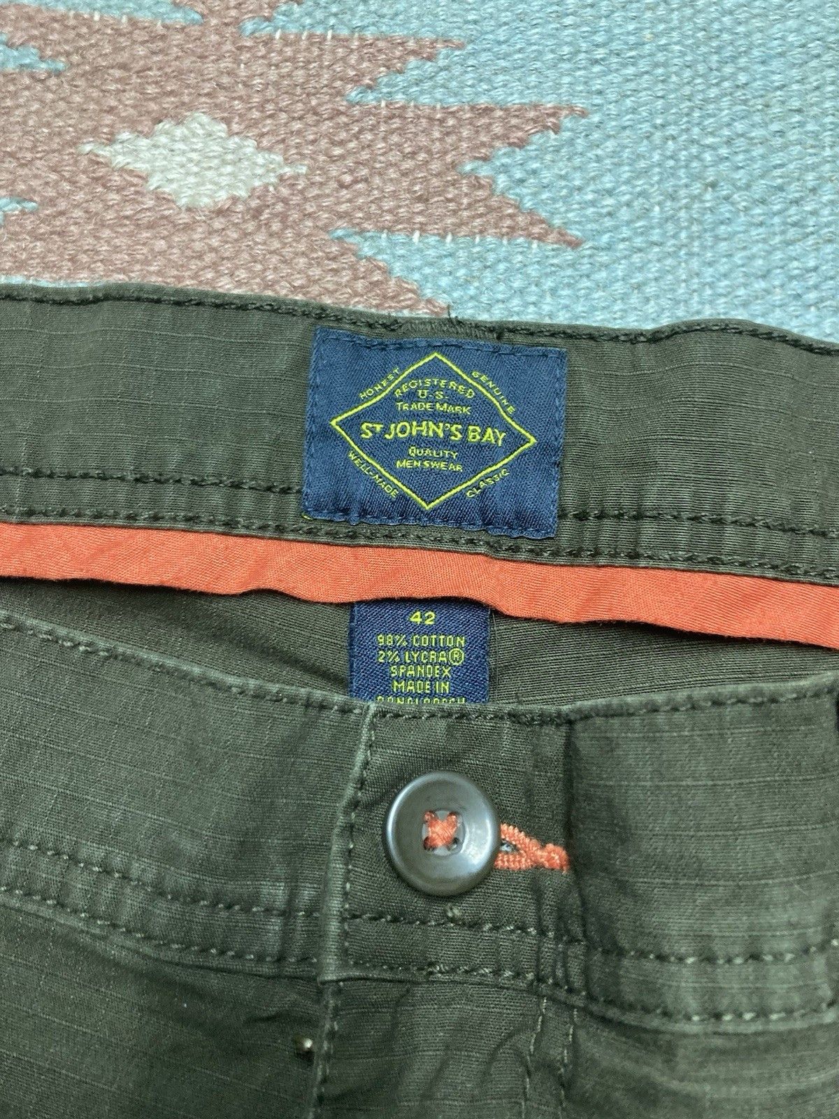 St. Johns Bay St. John’s bay cargo shorts ripstop hi vis utility men’s 42 Size US 42 / EU 58 - 4 Thumbnail