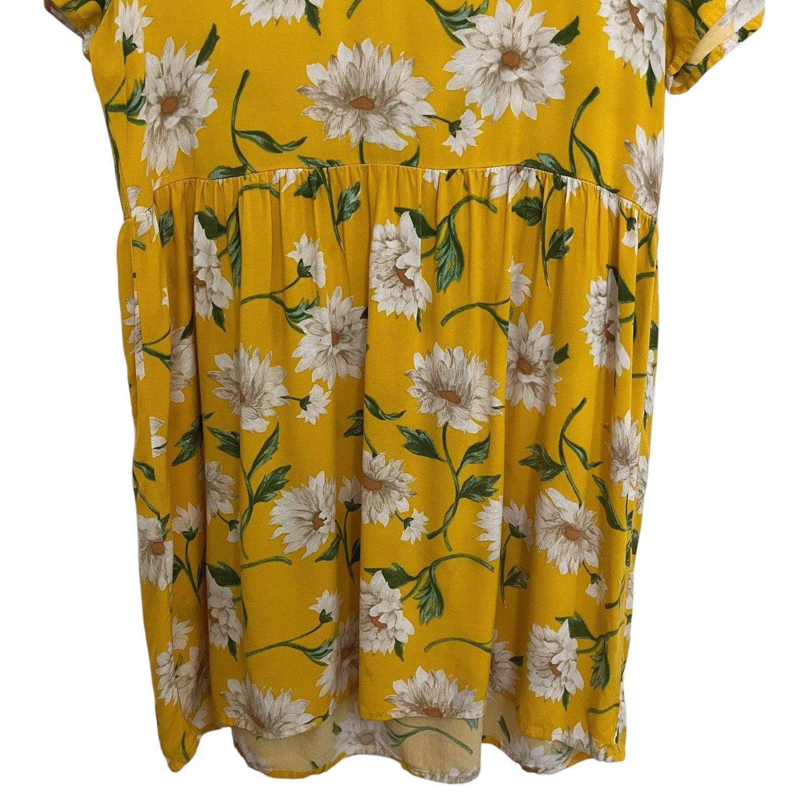 Forever 21 Forever 21 | Yellow Floral Print Dress Small Cottage Size S / US 4 / IT 40 - 4 Thumbnail