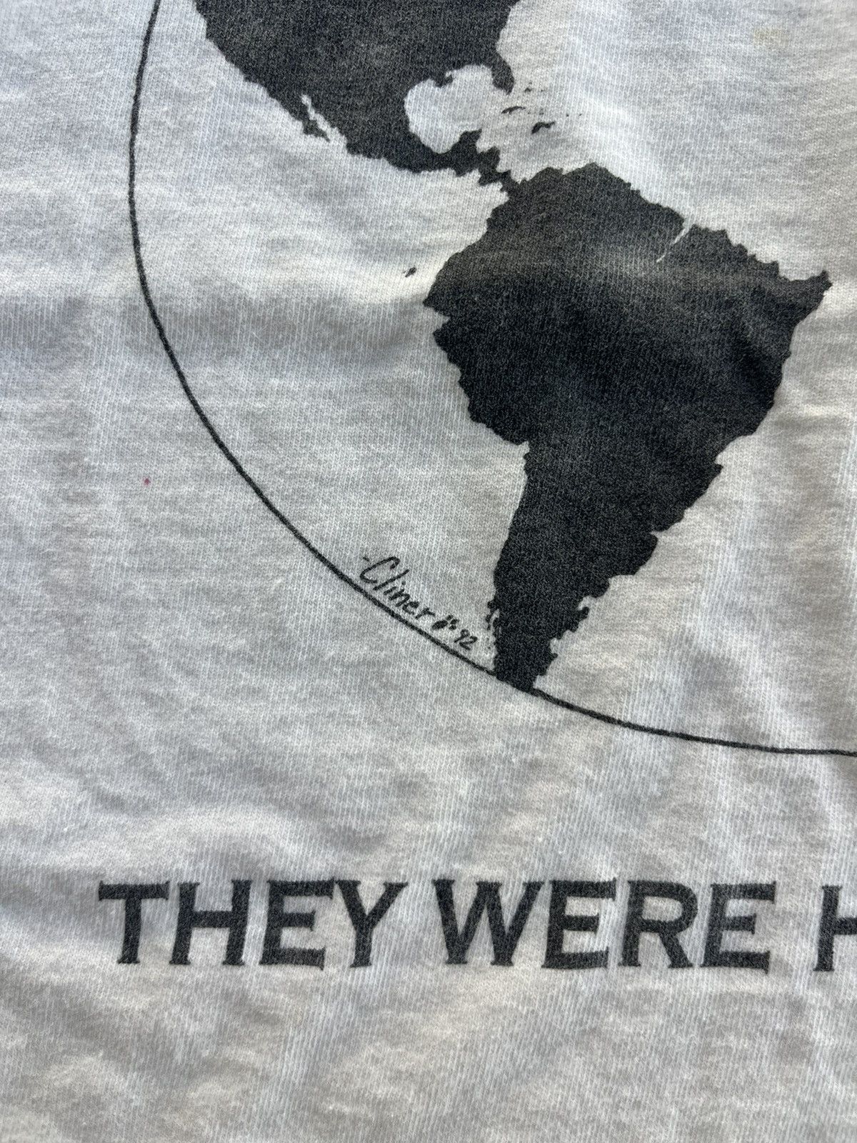 Vintage Vintage THEY WERE HERE FIRST artwork design by Human-i-Tees Size US XXL / EU 58 / 5 - 8 Thumbnail
