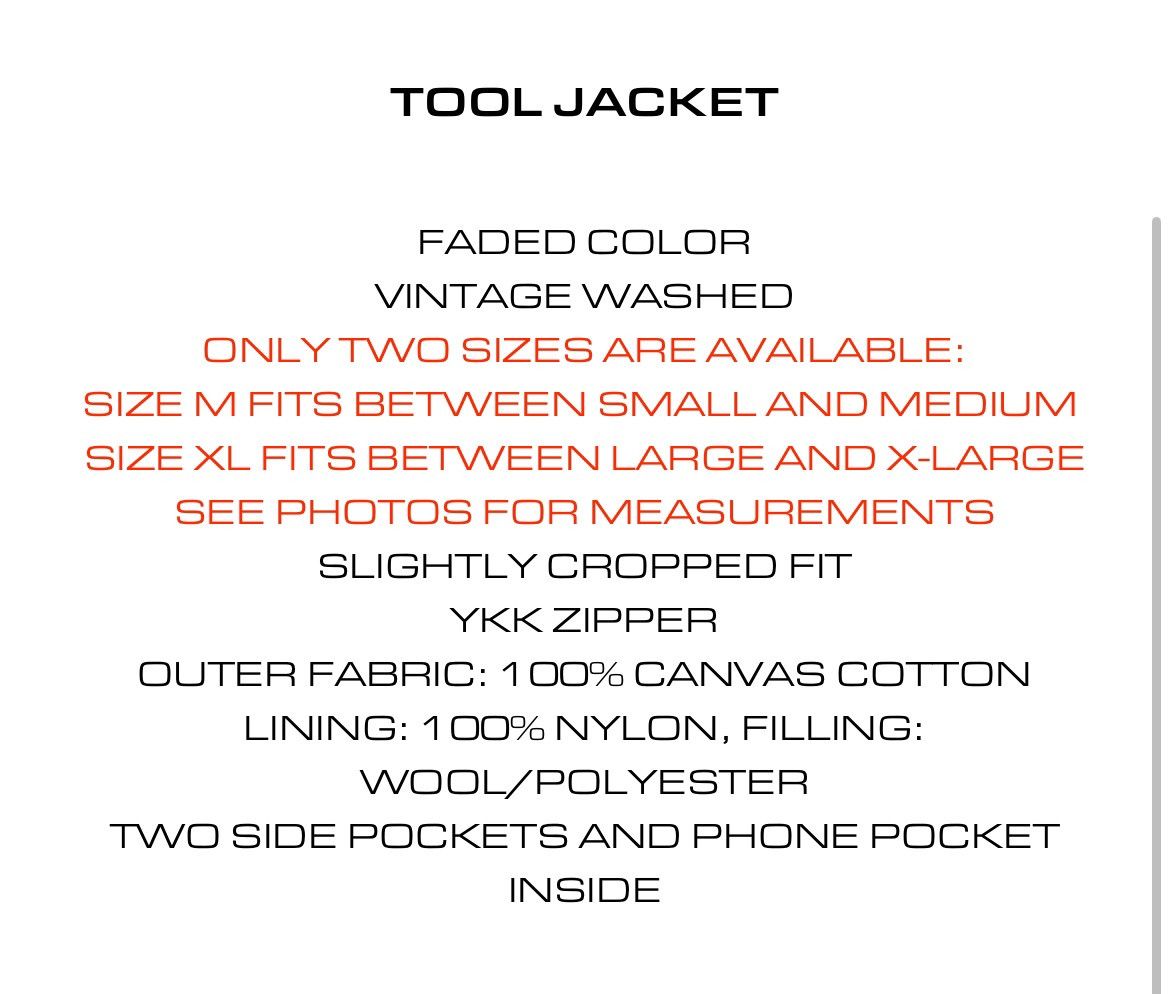 Other ABU BLUNT TOOL JACKET WiDE WASHED MUD BROWN CANVAS WORK COAT Size US XL / EU 56 / 4 - 23 Thumbnail