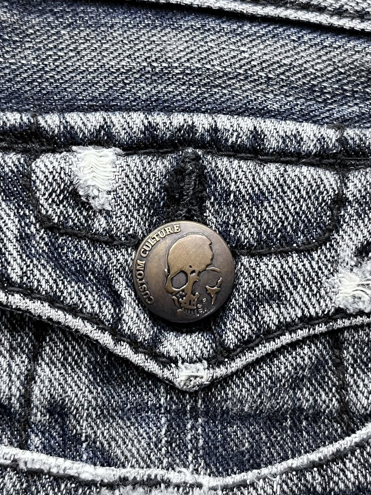Seditionaries 💀Seditionaries Punk Skulls Embroidery Distressed Flare Size US 32 / EU 48 - 13 Thumbnail