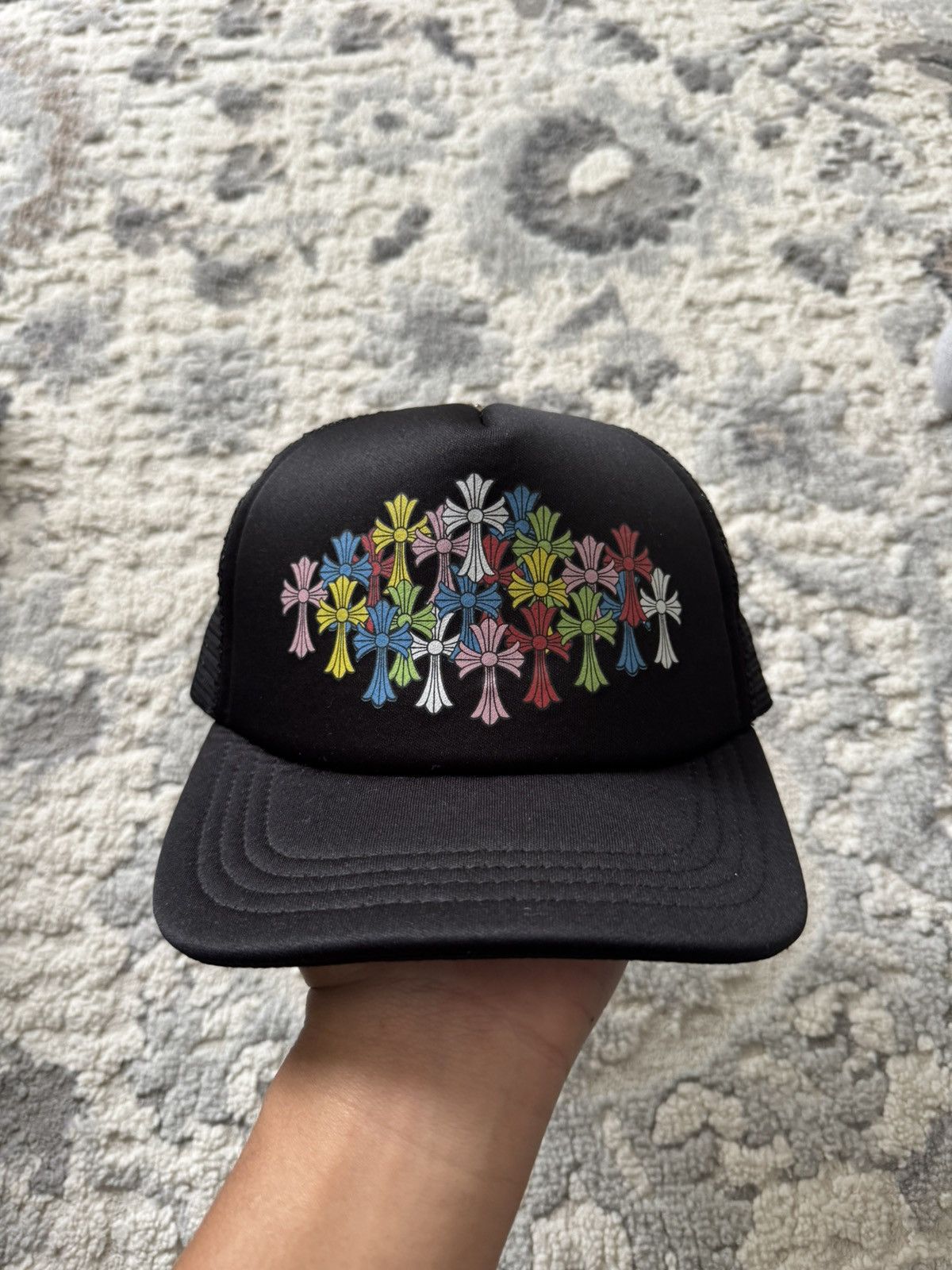 Chrome Hearts Black Multi Color Crosses Hat FIRM PRICE!!!!!