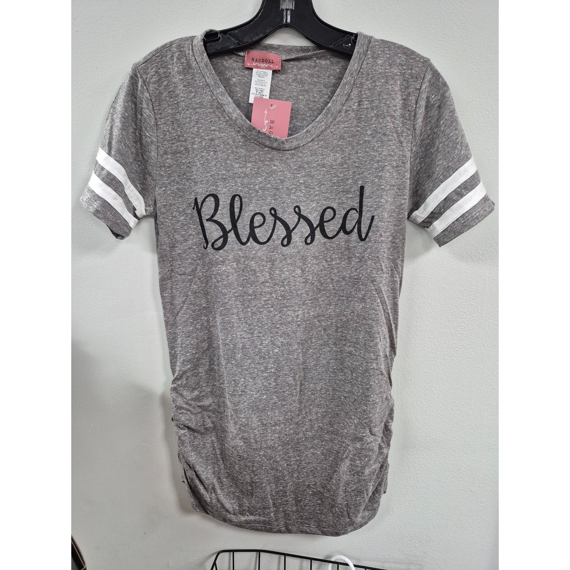 Other Maternity T-Shirt "Blessed" Slogan Short Sleeve Casual Fit X Size XL / US 12-14 / IT 48-50 - 5 Thumbnail