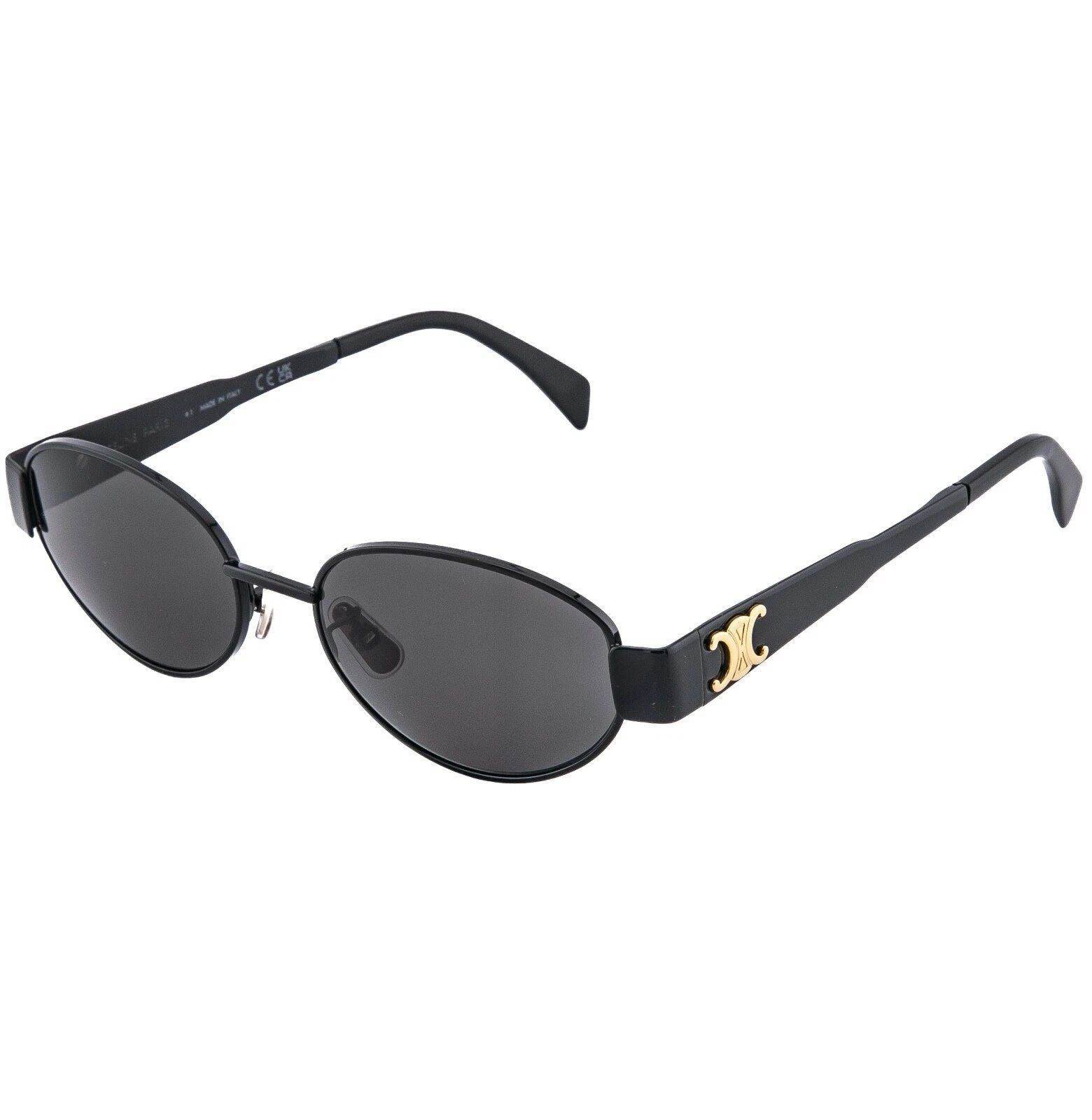 Celine CELINE CL40235U 40235 METAL TRIOMPHE Black Sunglasses 01A Size ONE SIZE - 4 Thumbnail