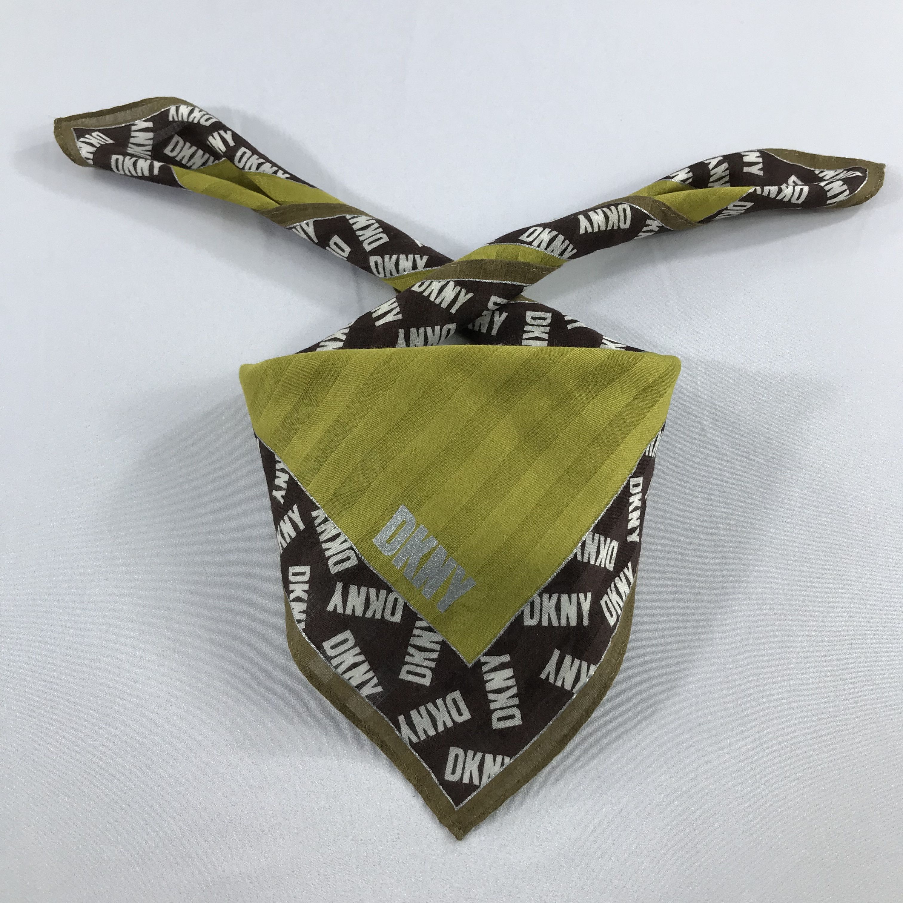 DKNY × Vintage DKNY Bandana / Handkerchief / Neckerchief - S2251 Size ONE SIZE - 3 Thumbnail