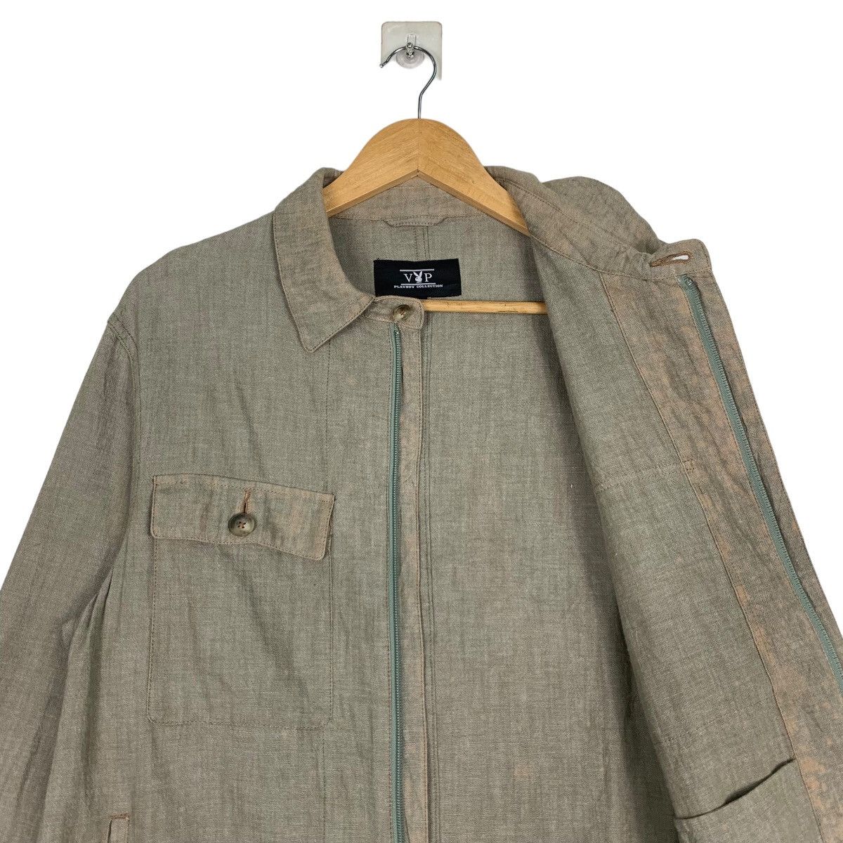 Playboy PLAYBOY Four Pocket Jacket Casual Jacket #1001-C44 Size US M / EU 48-50 / 2 - 10 Thumbnail