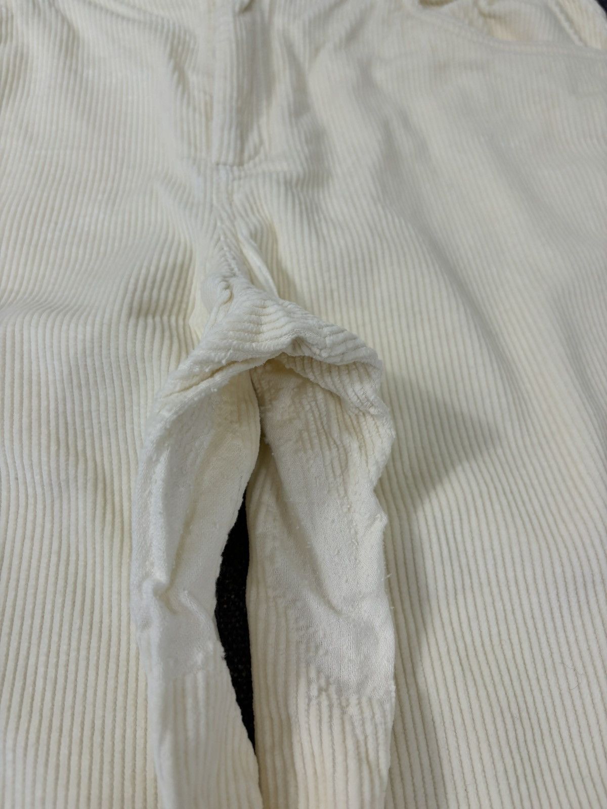 Sezane Sezane Women’s Cream Corduroy Velvet Wide Leg Pants Trousers Size 32" / US 10 / IT 46 - 10 Thumbnail
