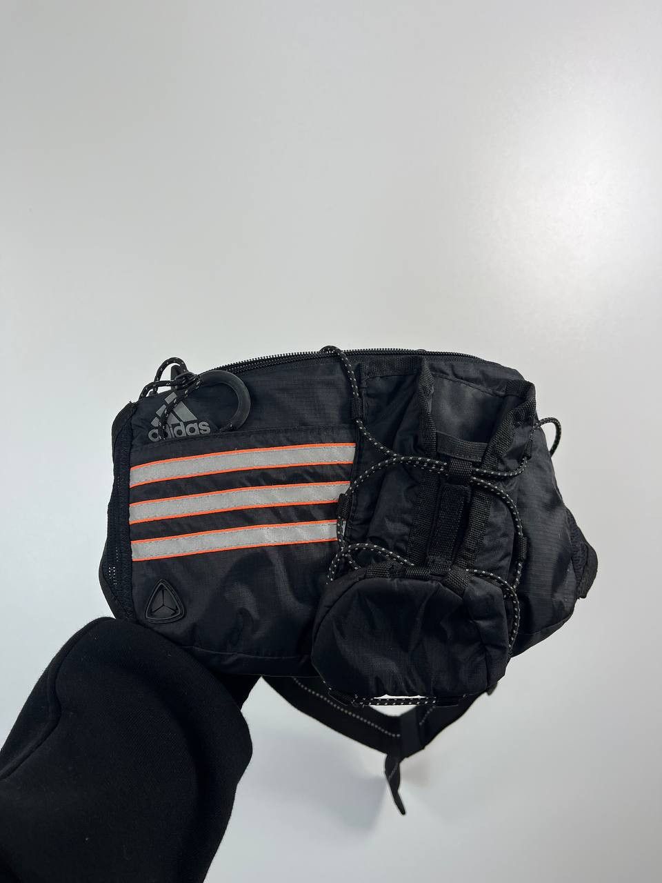 Adidas Adidas Running Waist Bag Crossbody Bum Bag Black Size ONE SIZE - 1 Thumbnail