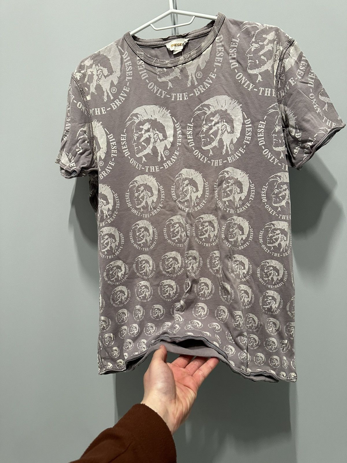 Diesel Diesel 2000s Vintage Y2K T-Shirt Distressed Style Multi Logo Size US XL / EU 56 / 4 - 10 Thumbnail
