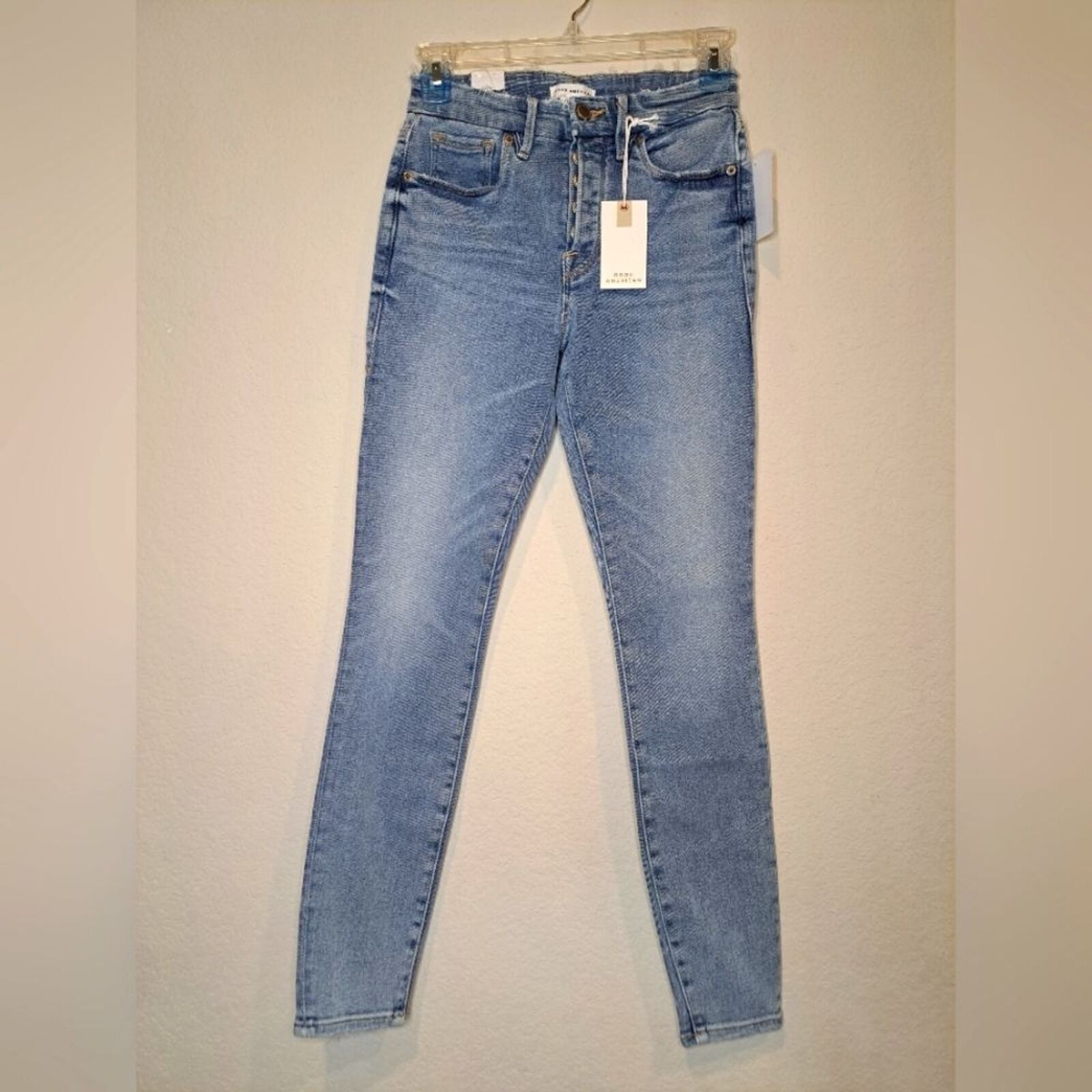 Good American Good American Good Legs Button Fly Jeans Womens sz 25 NWT Size 25" / US 0 / IT 36 - 4 Thumbnail