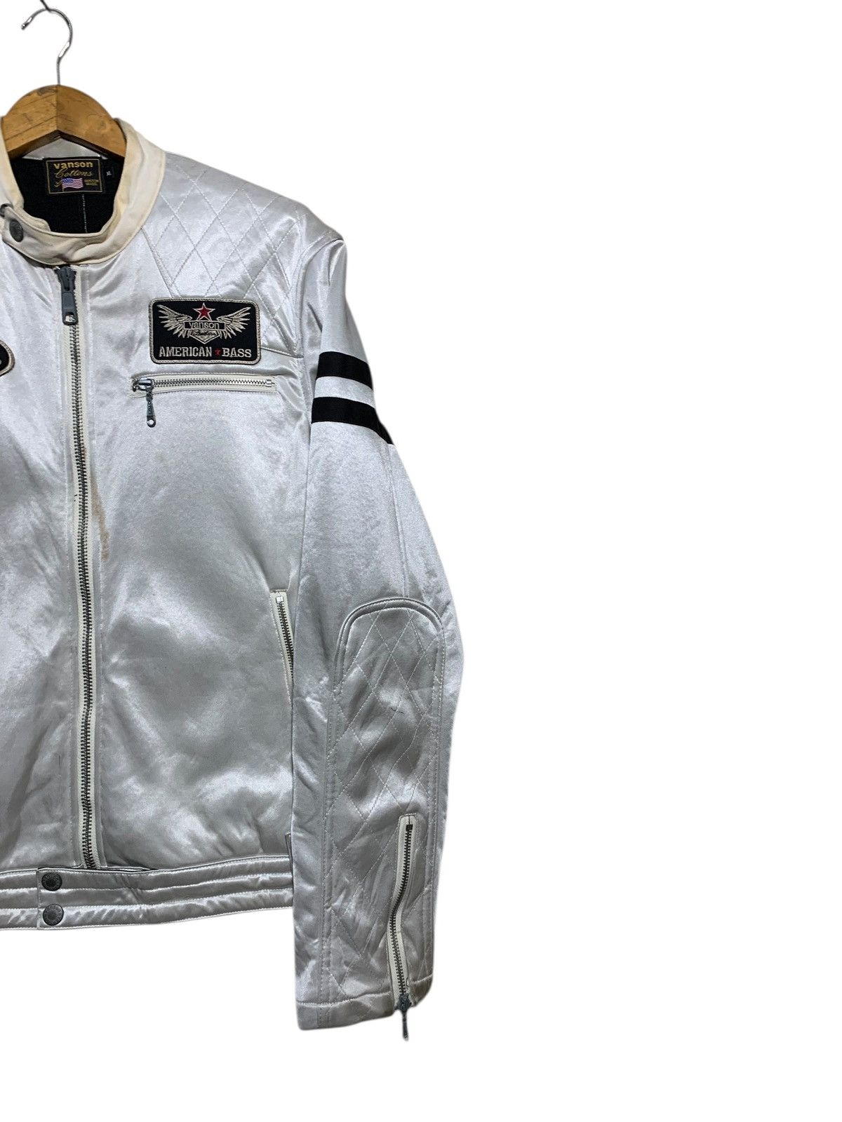 Sports Specialties 🔥VANSON COTTON BIKERS JACKETS Size US XL / EU 56 / 4 - 7 Thumbnail