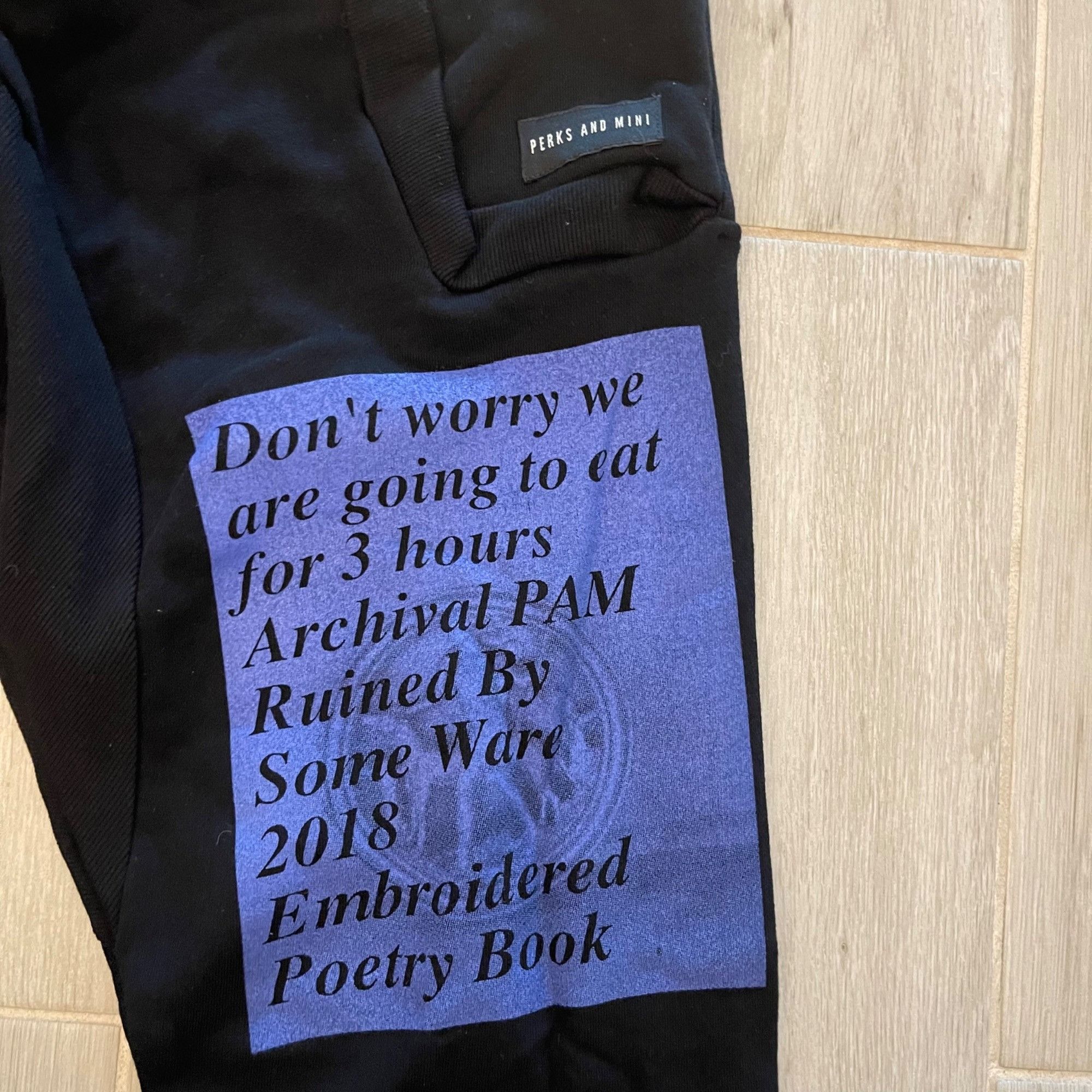 Perks And Mini NEW PERKS AND MINI x SOMEWARE ARCHIVAL RARE SWEATPANTS SZ L Size US 34 / EU 50 - 3 Thumbnail