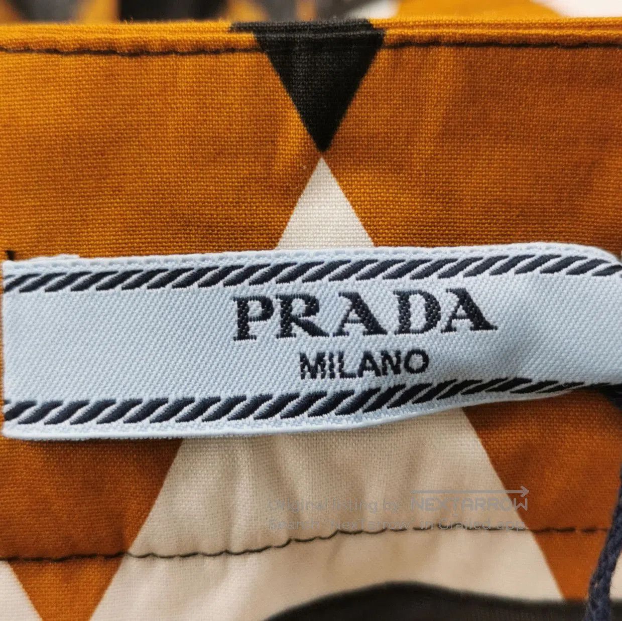 Prada Prada Colorful Diamond Print Ruffled Skirt . Size 37" - 5 Thumbnail