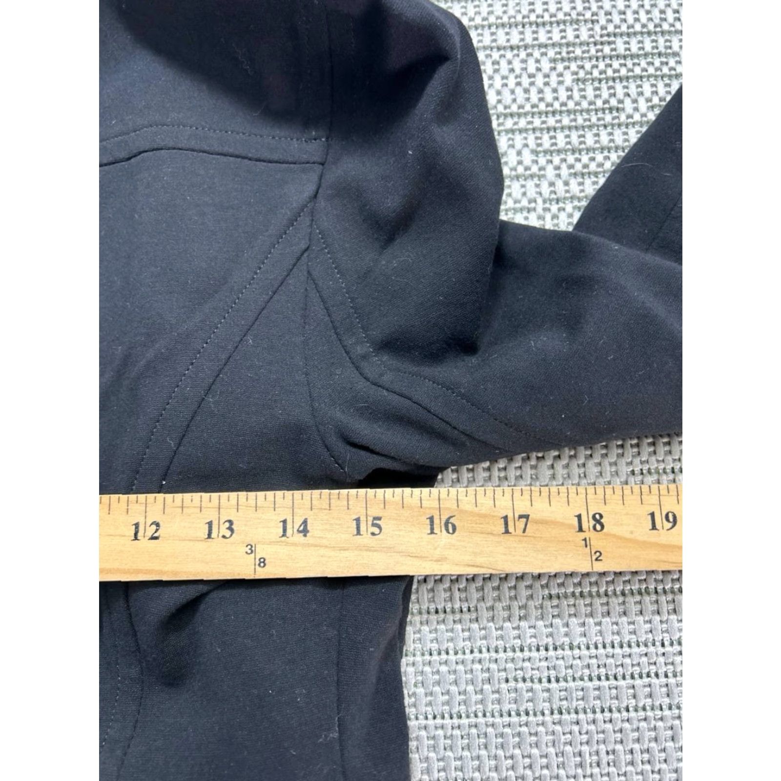 Diane von Furstenberg Diane von Furstenberg Blazer Womens 4 Black Stretch Flap Pockets Formal Jacket Benign Size S / US 4 / IT 40 - 5 Thumbnail