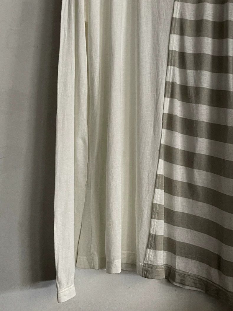 Yohji Yamamoto Yohji Yamamoto Striped Patchwork Undershirt long sleeves 25 Size US L / EU 52-54 / 3 - 5 Thumbnail