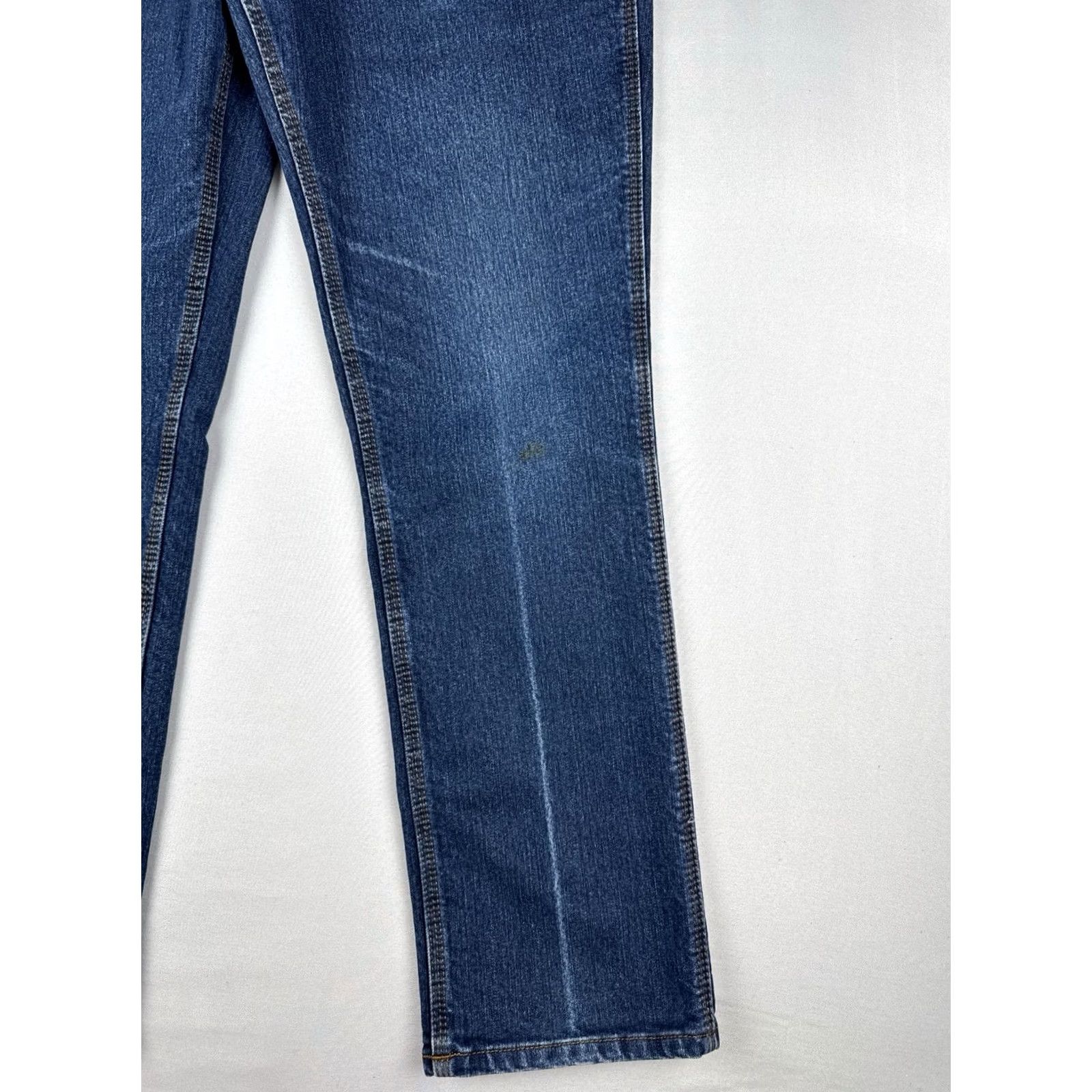 Vintage Origin Jeans Blue 36x32 Maverick Work Jean Grown & Sewn Legit Fit Straight Leg Jeans Mens Regular Blue USA 90s Theme Size US 36 / EU 52 - 4 Thumbnail