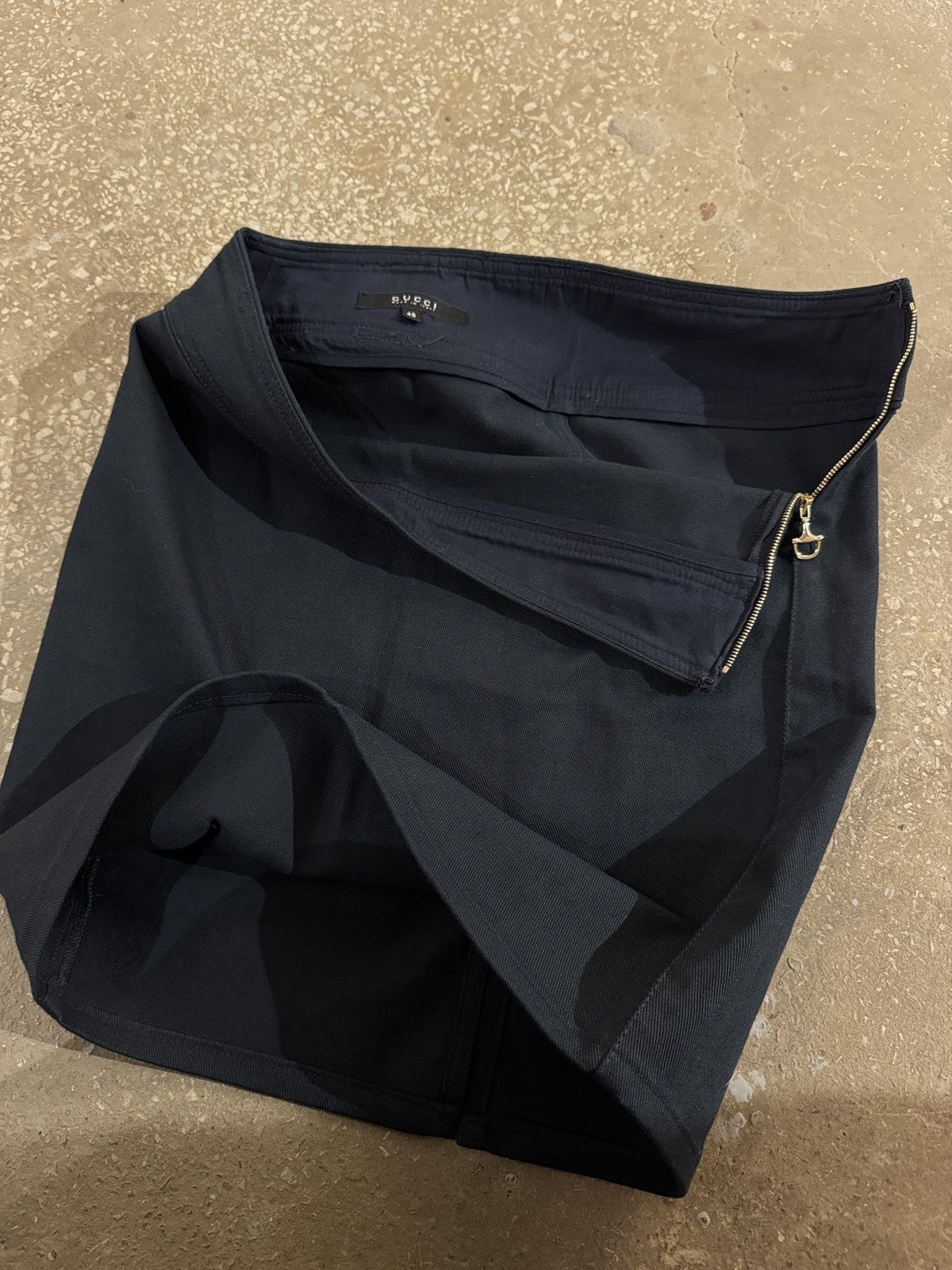 Gucci Gucci by Tom Ford denim skirt 2005 Size 30" / US 8 / IT 44 - 1 Thumbnail