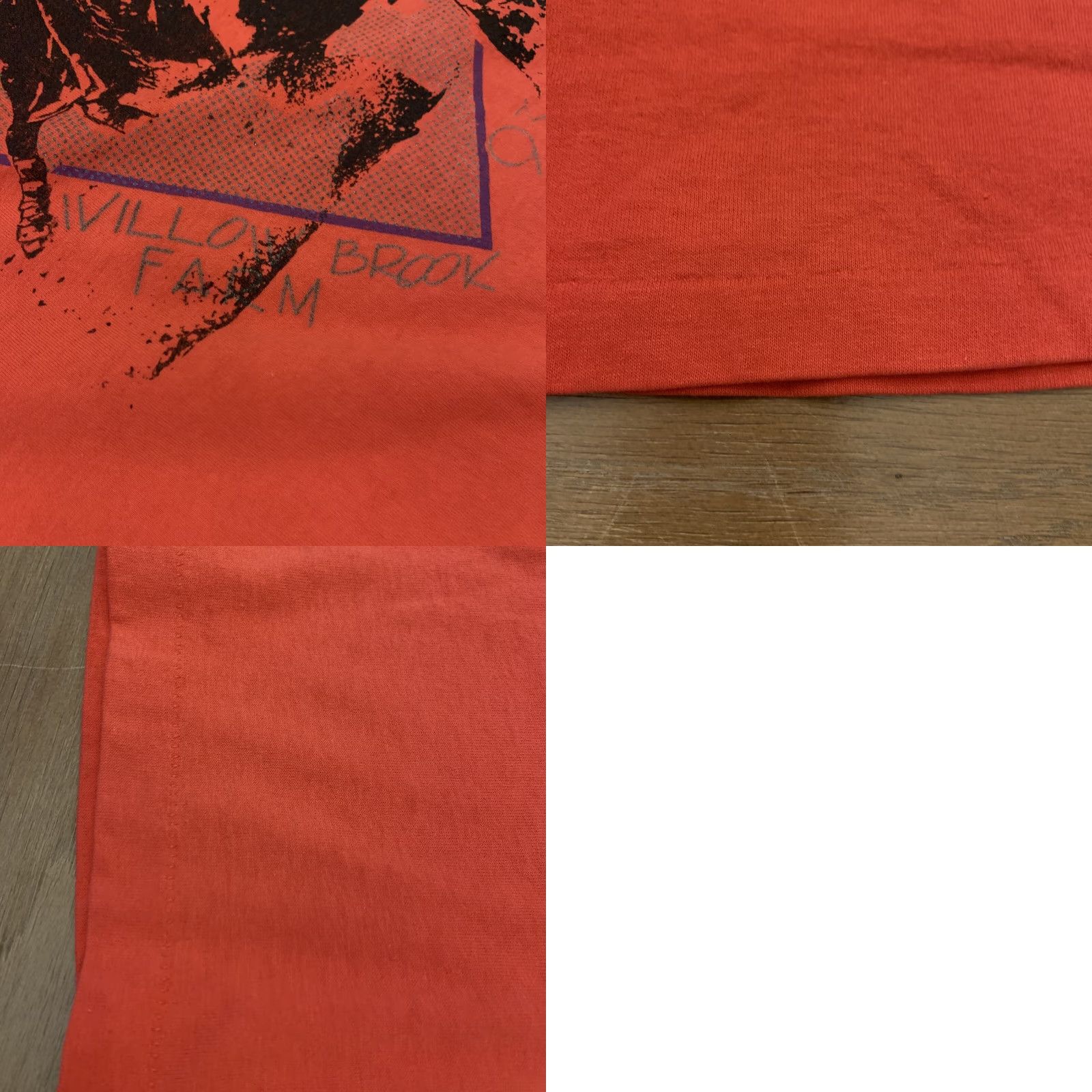 Vintage VINTAGE Joe Cody Classic Willow Brook Farms T-Shirt XL Pink Men 1993 Catasauqua PA Size US XL / EU 56 / 4 - 8 Thumbnail