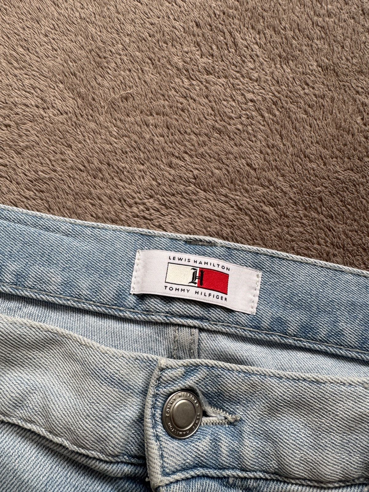 If Six Was Nine Tommy Hilfiger Lewis Hamilton Y2K distressed Jean Amiri Vibe Size US 30 / EU 46 - 5 Thumbnail