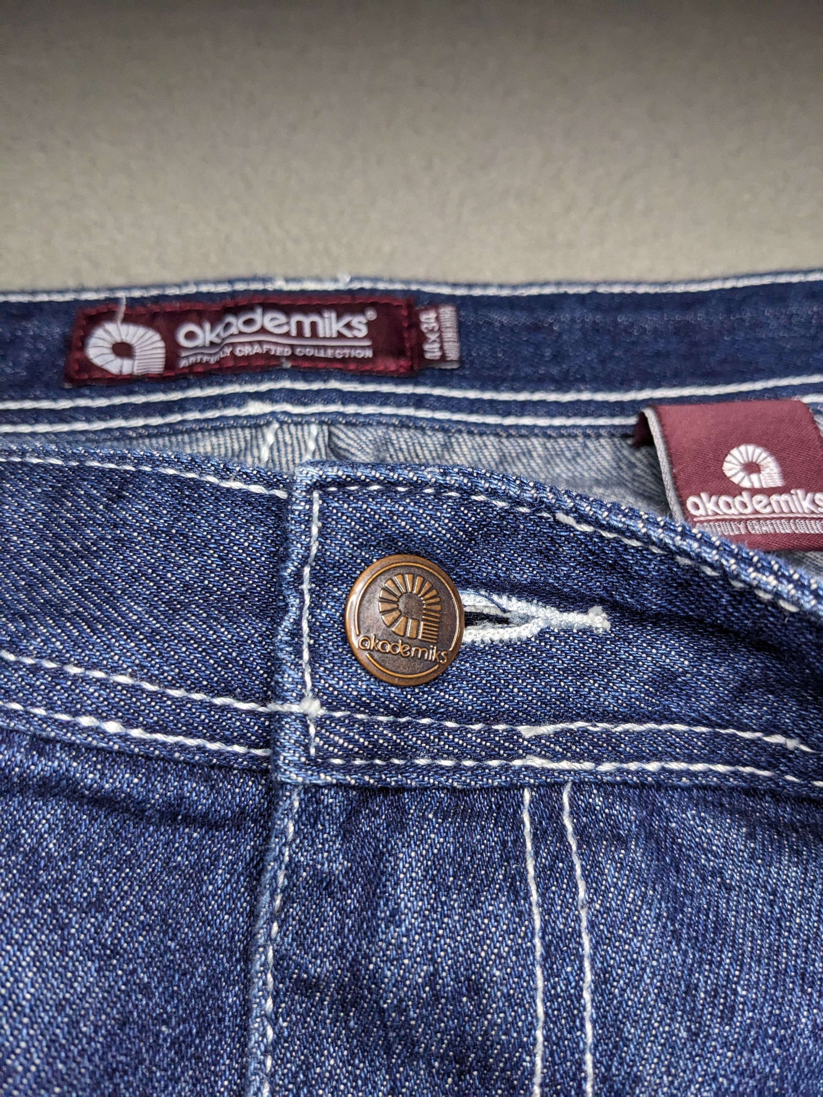 Akademiks VTG Akademiks Jeans Y2K Baggy Denim 44x34 Wide Leg Straight Size US 44 / EU 60 - 9 Thumbnail