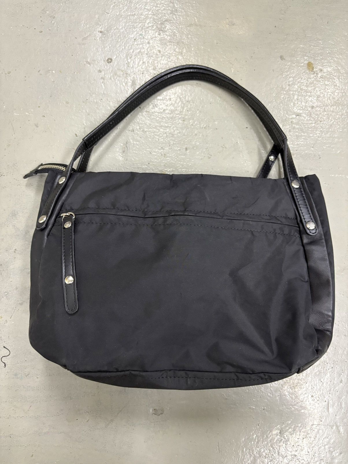 Yohji Yamamoto Yohji Yamamoto Y'SACCS bag black bag leather pocket design Size ONE SIZE - 11 Thumbnail