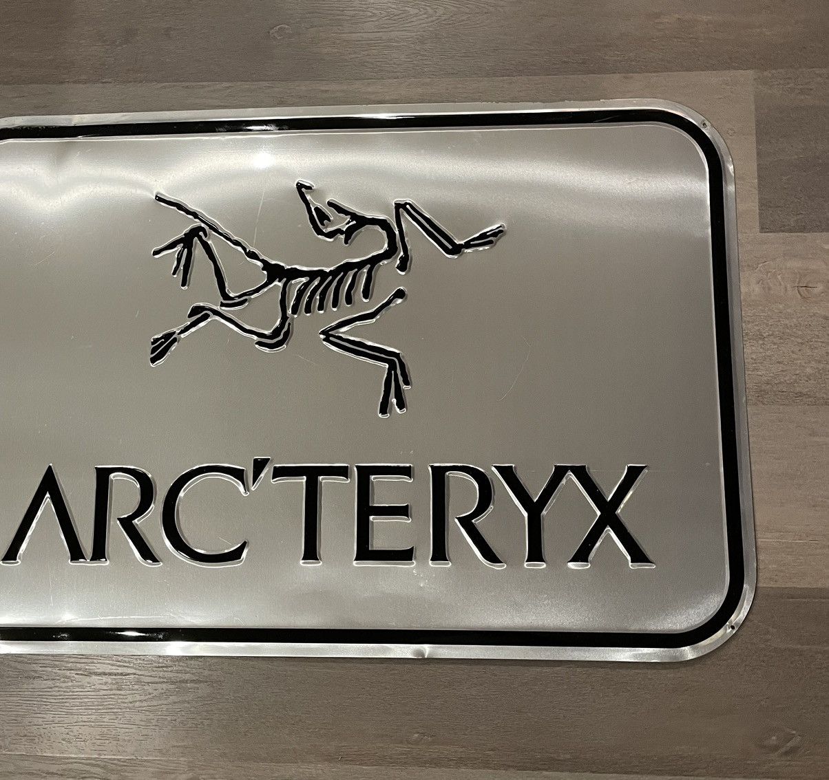 Arc'teryx × Vintage Crazy Vintage Arc’teryx Aluminum Store Display Sign Y2K Era Size ONE SIZE - 12 Thumbnail