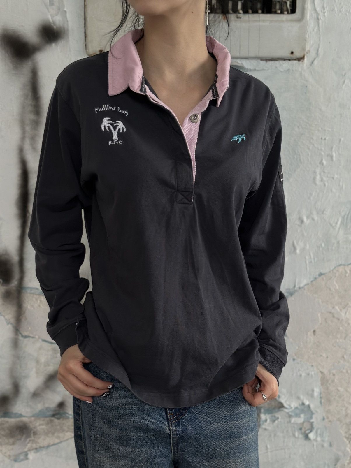 Alex Mullins VTG Women’s Mullins Bay R.F.C Long-sleeve T-shirts Size 14 Size XL / US 12-14 / IT 48-50 - 3 Thumbnail