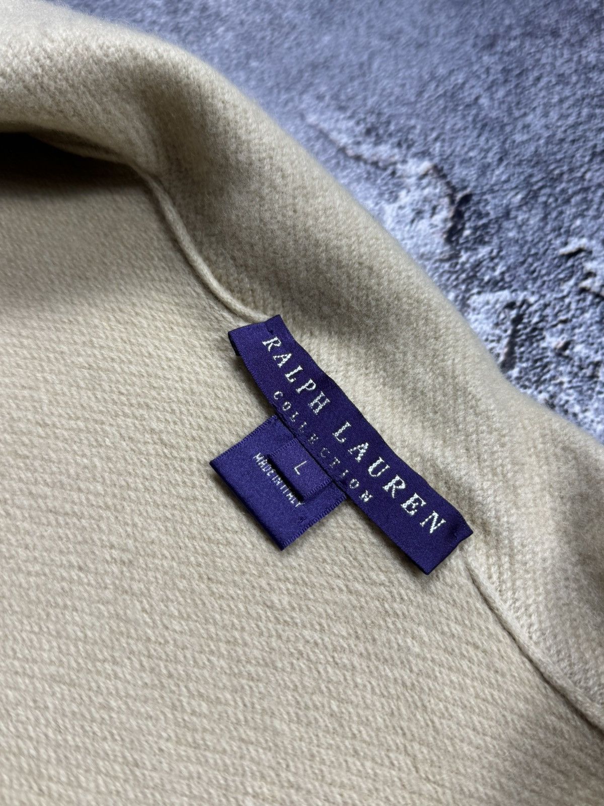 Ralph Lauren Purple Label Ralph Lauren Purple Label Wool–Cashmere Cape Size L / US 10 / IT 46 - 7 Thumbnail
