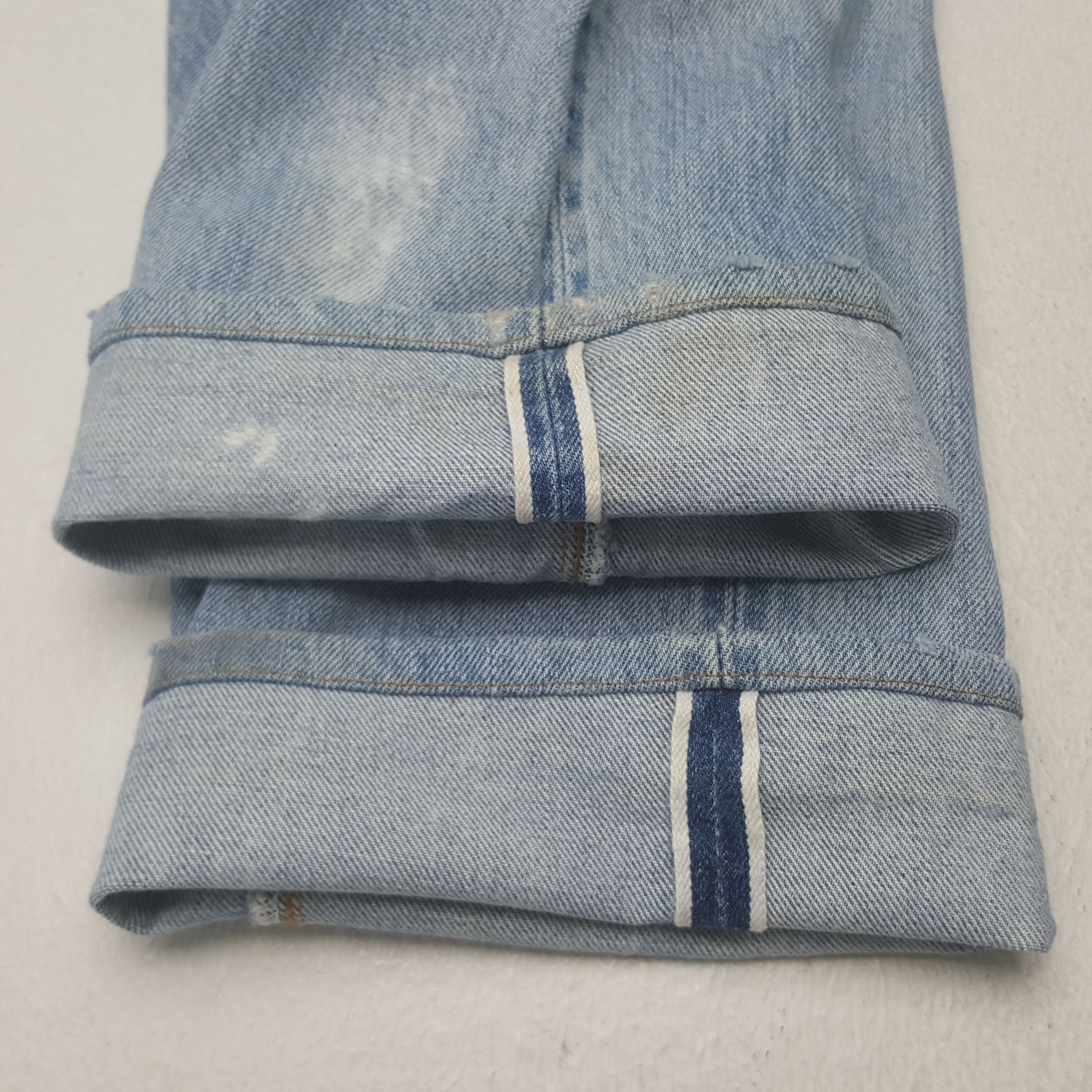 Levi's Vintage Clothing Vintage Levi's 501 Distressed Patch Denim Jeans Size US 28 / EU 44 - 11 Thumbnail