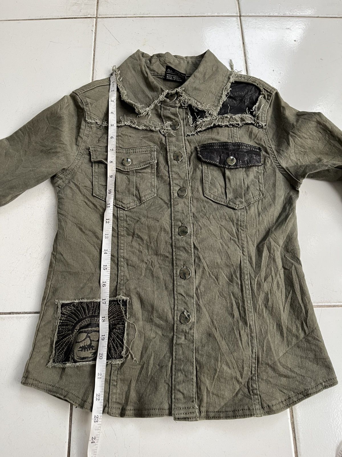 If Six Was Nine × Japanese Brand × Le Grande Bleu (L.G.B.) Japanese Glamorous Gothic skulls suede Size US S / EU 44-46 / 1 - 9 Thumbnail