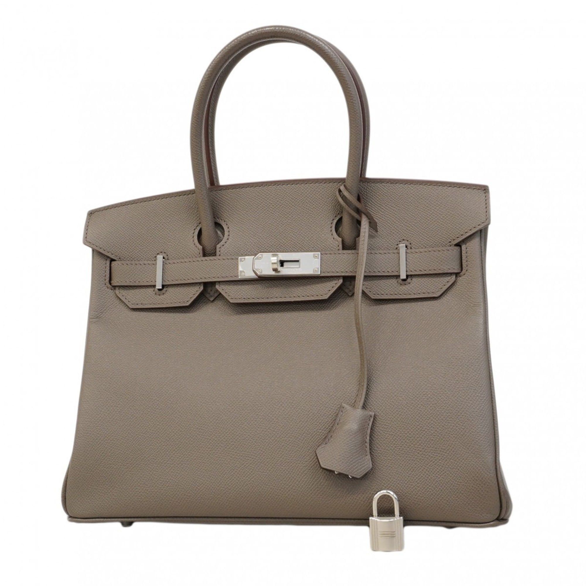 Hermes Hermes Hermès Birkin 30 handbag, Epsom leather, Etain, Z stamp, women's Size ONE SIZE - 1 Thumbnail