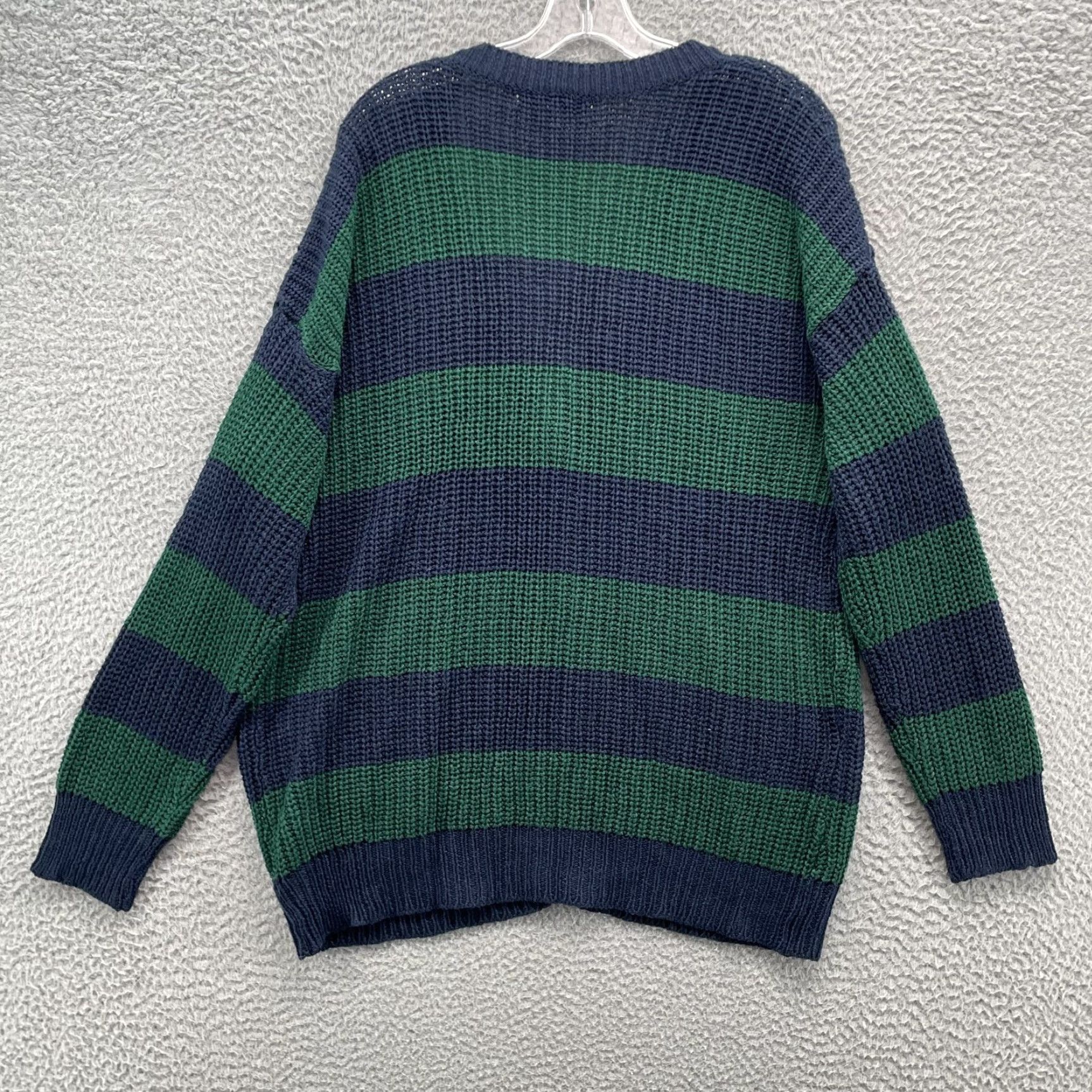 Changes Love Change Italy Cardigan Women’s Large Green Blue Grunge Academia Y2K Preppy Vintage No Size L / US 10 / IT 46 - 3 Thumbnail