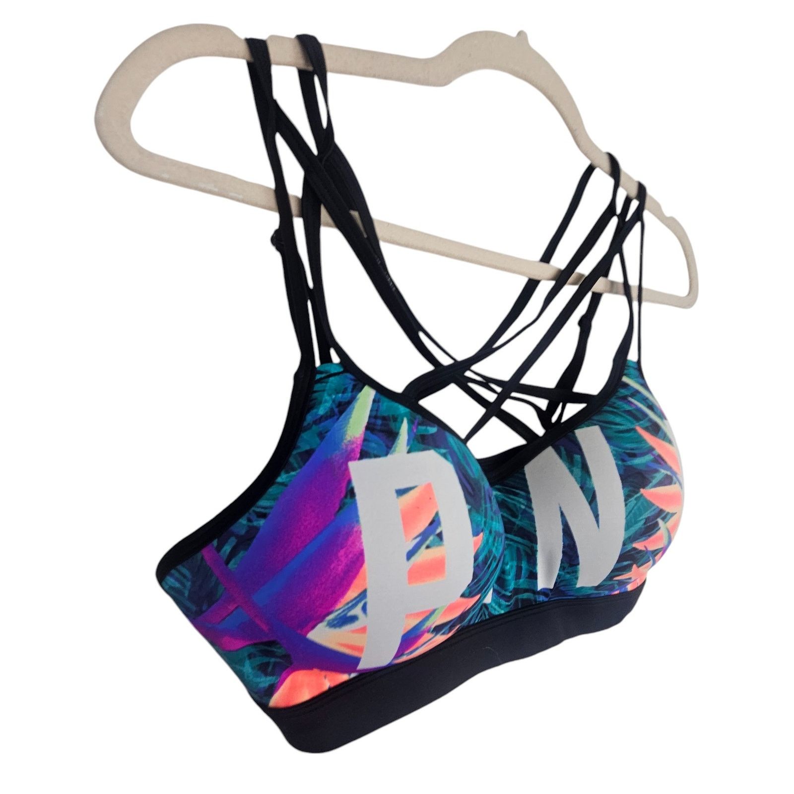 Pink PINK Victorias Secret Womens Ultimate Sports Bra L Strappy Size L / US 10 / IT 46 - 3 Thumbnail
