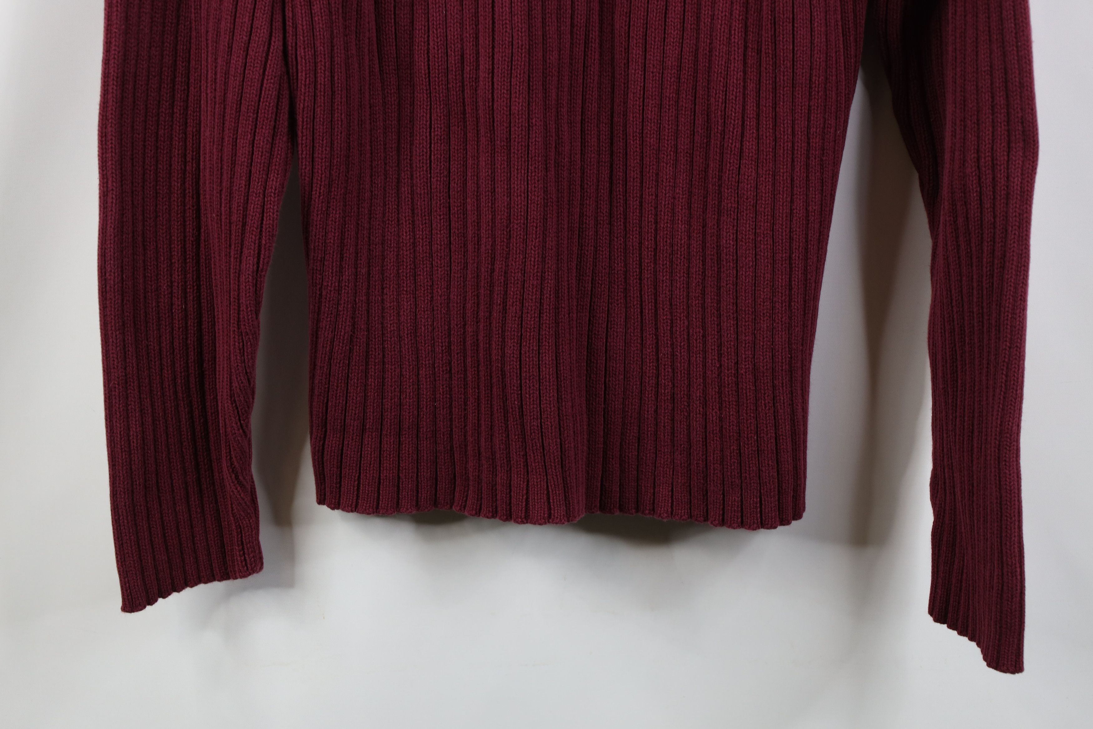 Vintage Vintage 90s Streetwear Heavy Ribbed Knit Turtleneck Sweater Size US M / EU 48-50 / 2 - 3 Thumbnail