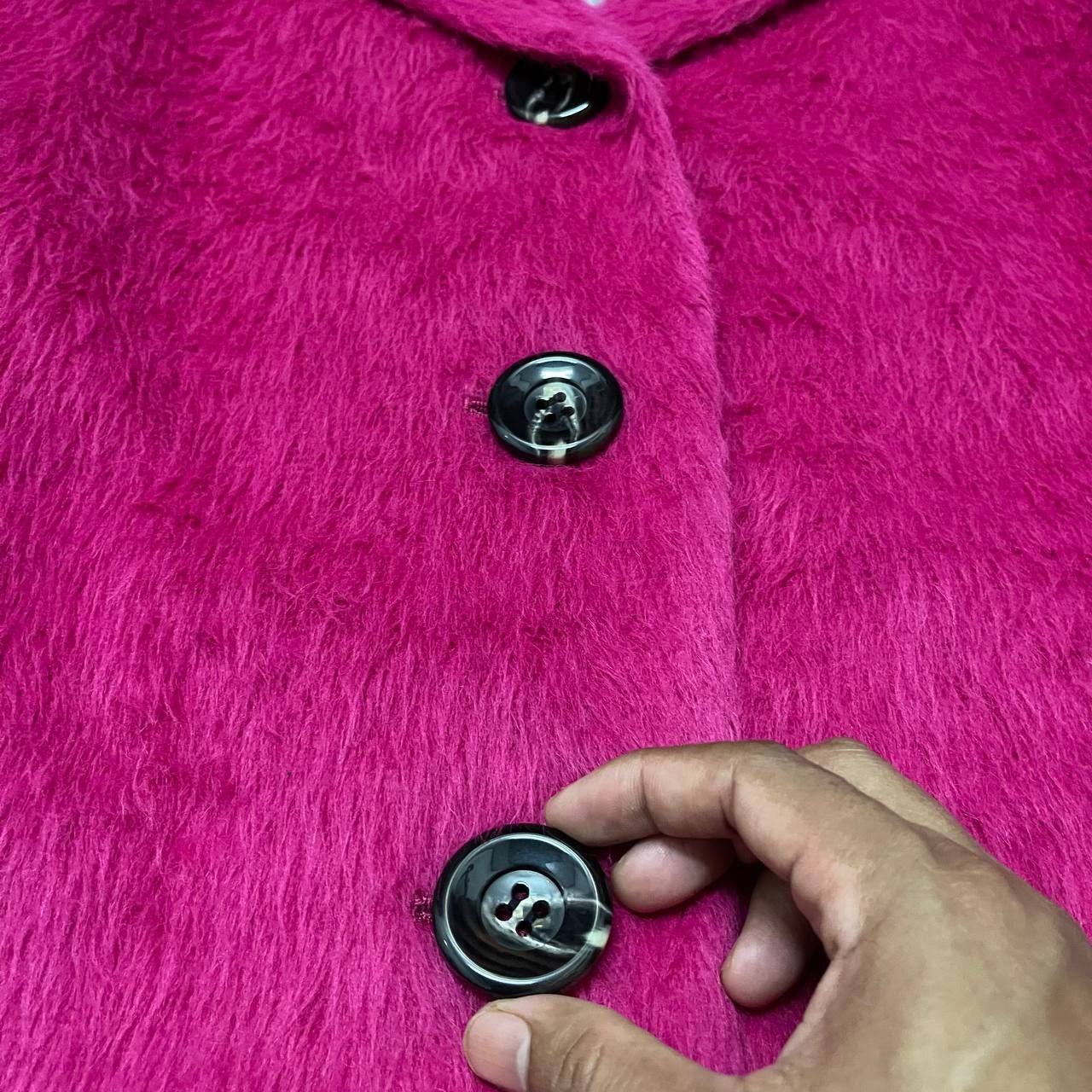Yohji Yamamoto Ined Yohji Yamamoto Faux Fur Coat Pink Size M / US 6-8 / IT 42-44 - 7 Thumbnail
