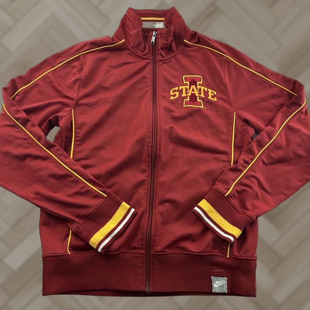 Nike Nike Iowa State Full Zip Track Jacket Mens M Maroon Red Ground State Theme Track Jacket Mens M Maroon Red Nike Iowa State Full Zip Size US M / EU 48-50 / 2 - 1 Thumbnail