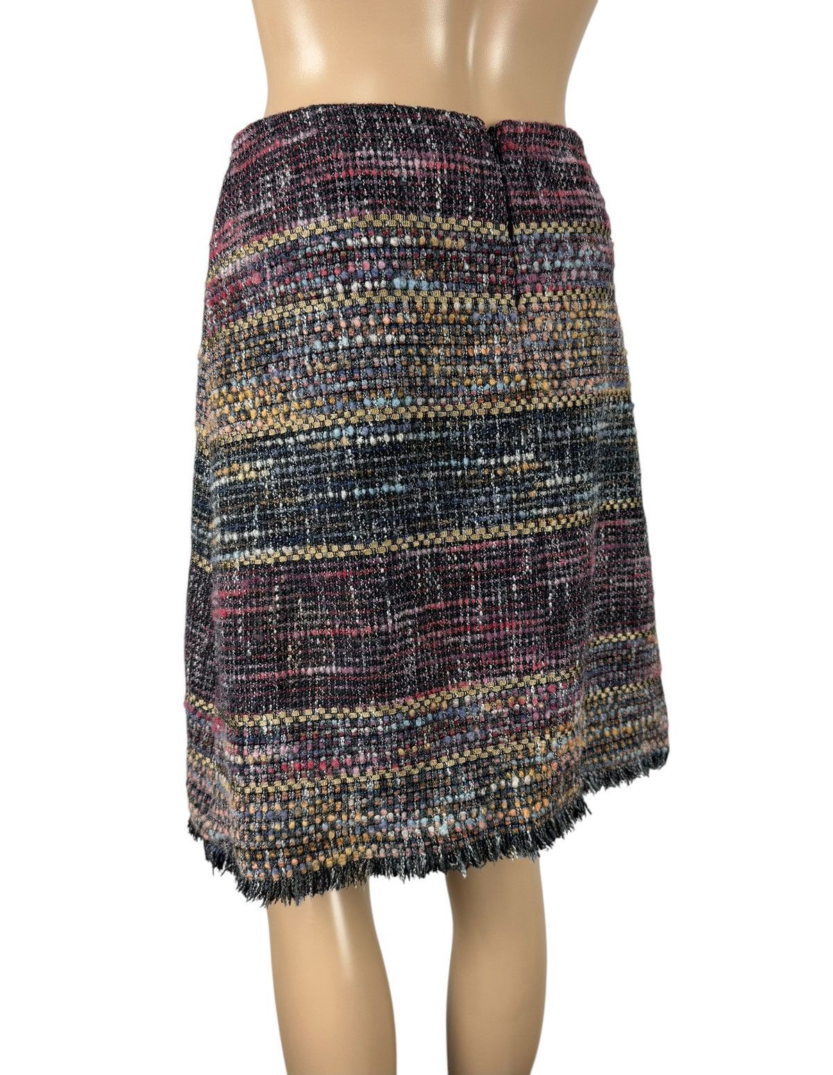 Etro Etro Milano Wool-Cotton Skirt Knit Woven Multicolor size 44 Size 30" / US 8 / IT 44 - 6 Thumbnail